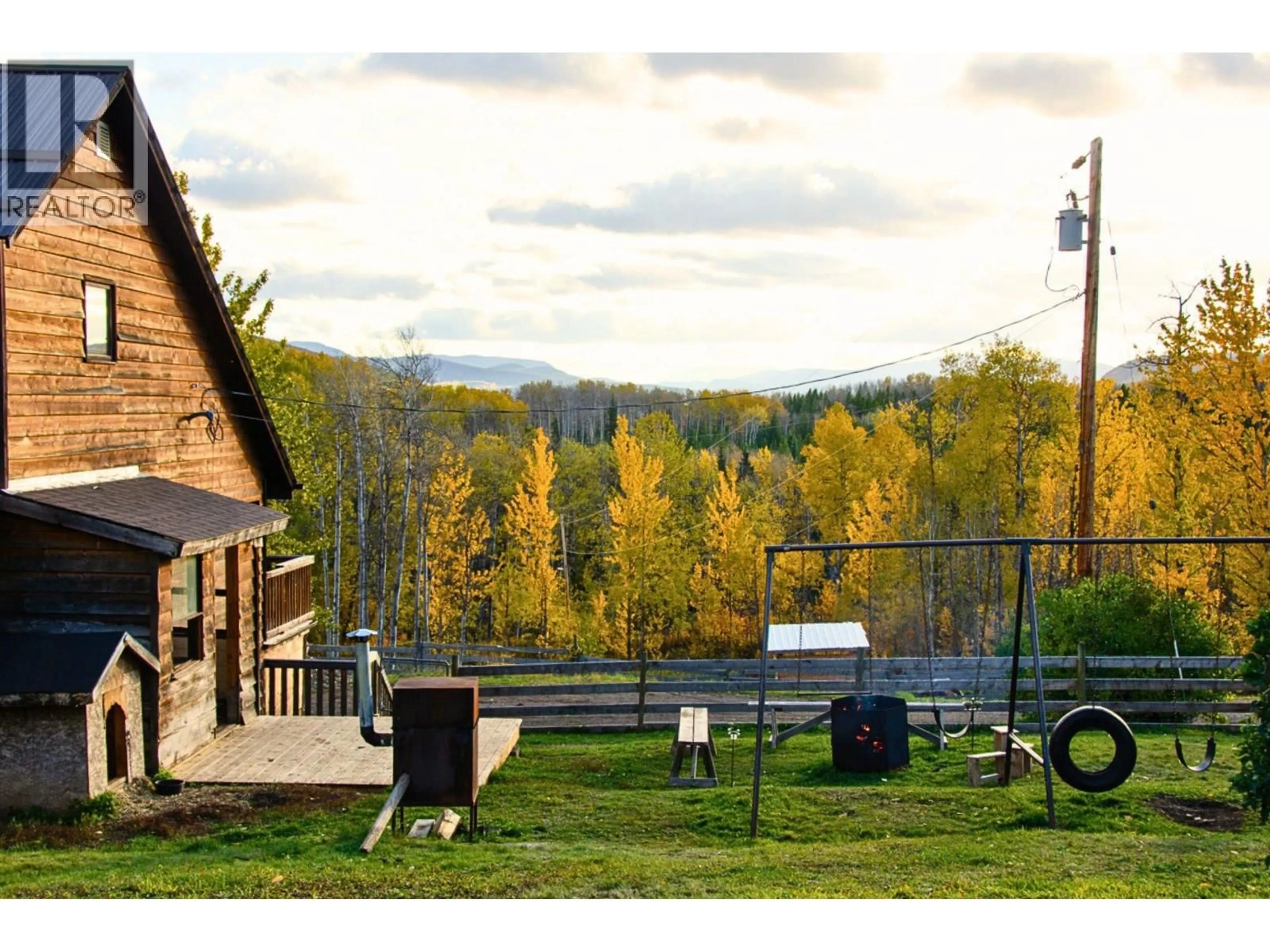Patio, mountain view for 14440 JARMAN ROAD, Topley British Columbia V0J1Z2