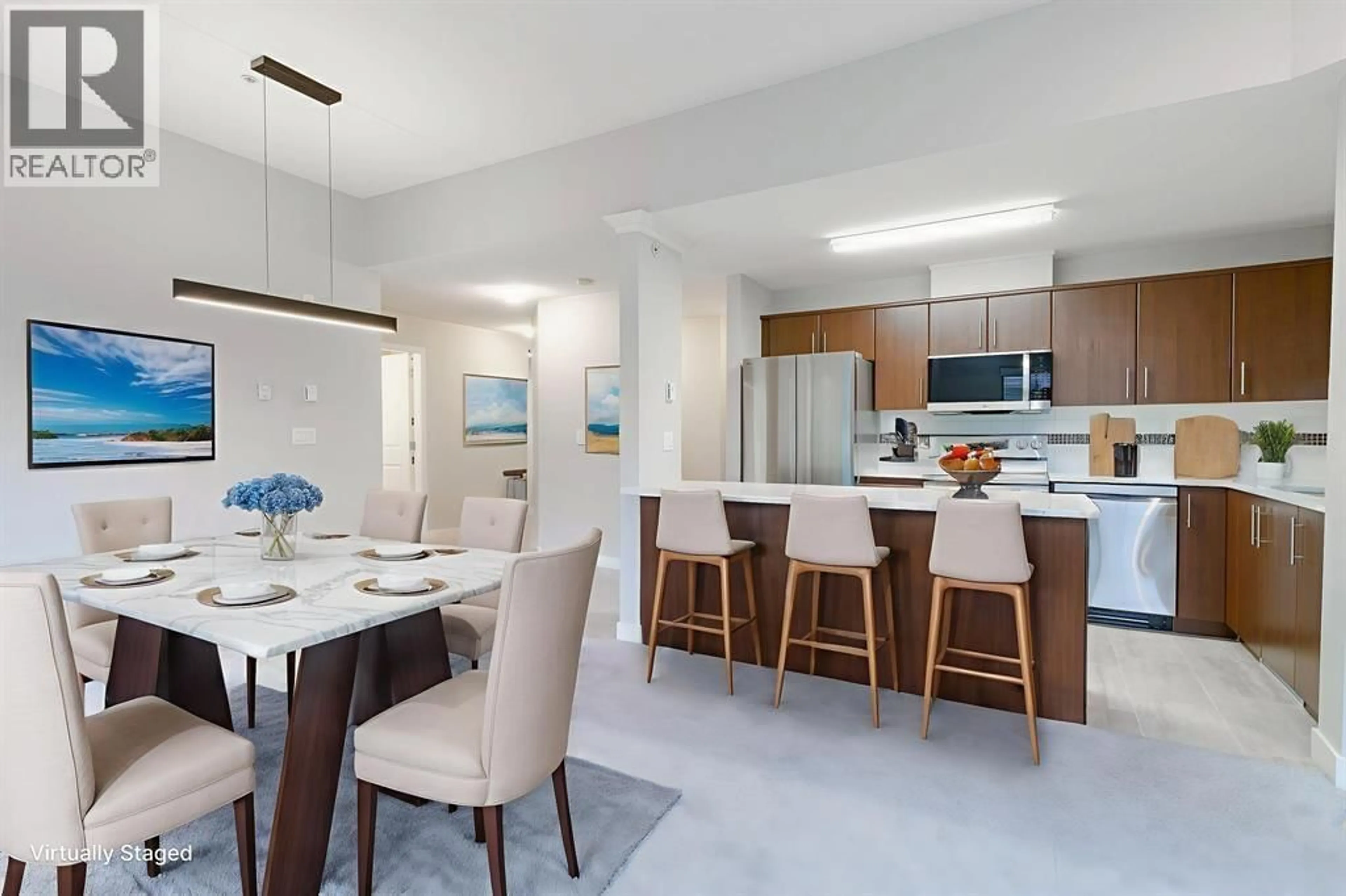 Open concept kitchen, ceramic/tile floor for 423 - 12238 224 STREET, Maple Ridge British Columbia V2X8W5
