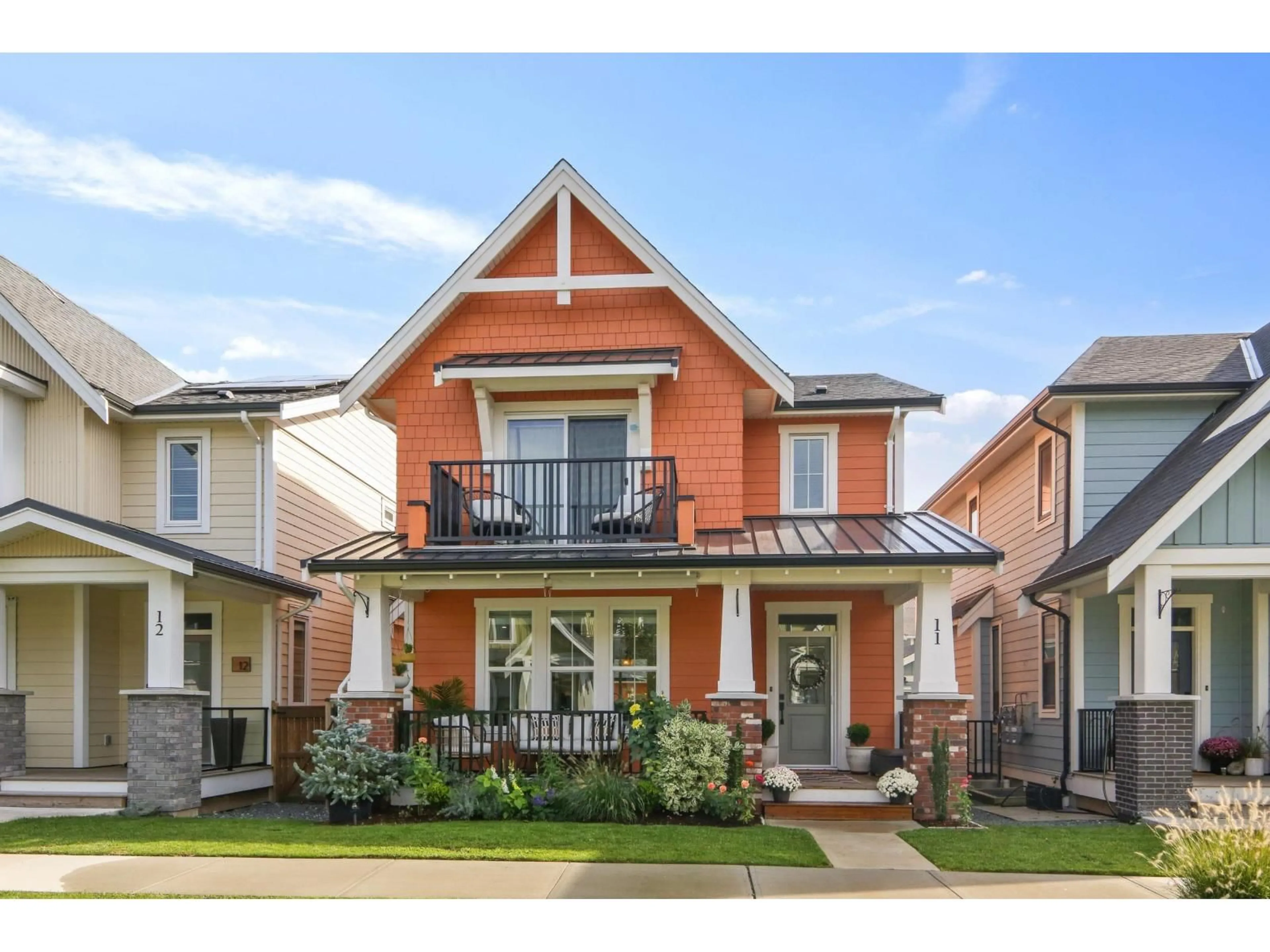 Home with brick exterior material, street for 11 - 46211 PROMONTORY ROAD, Chilliwack British Columbia V2R6E4