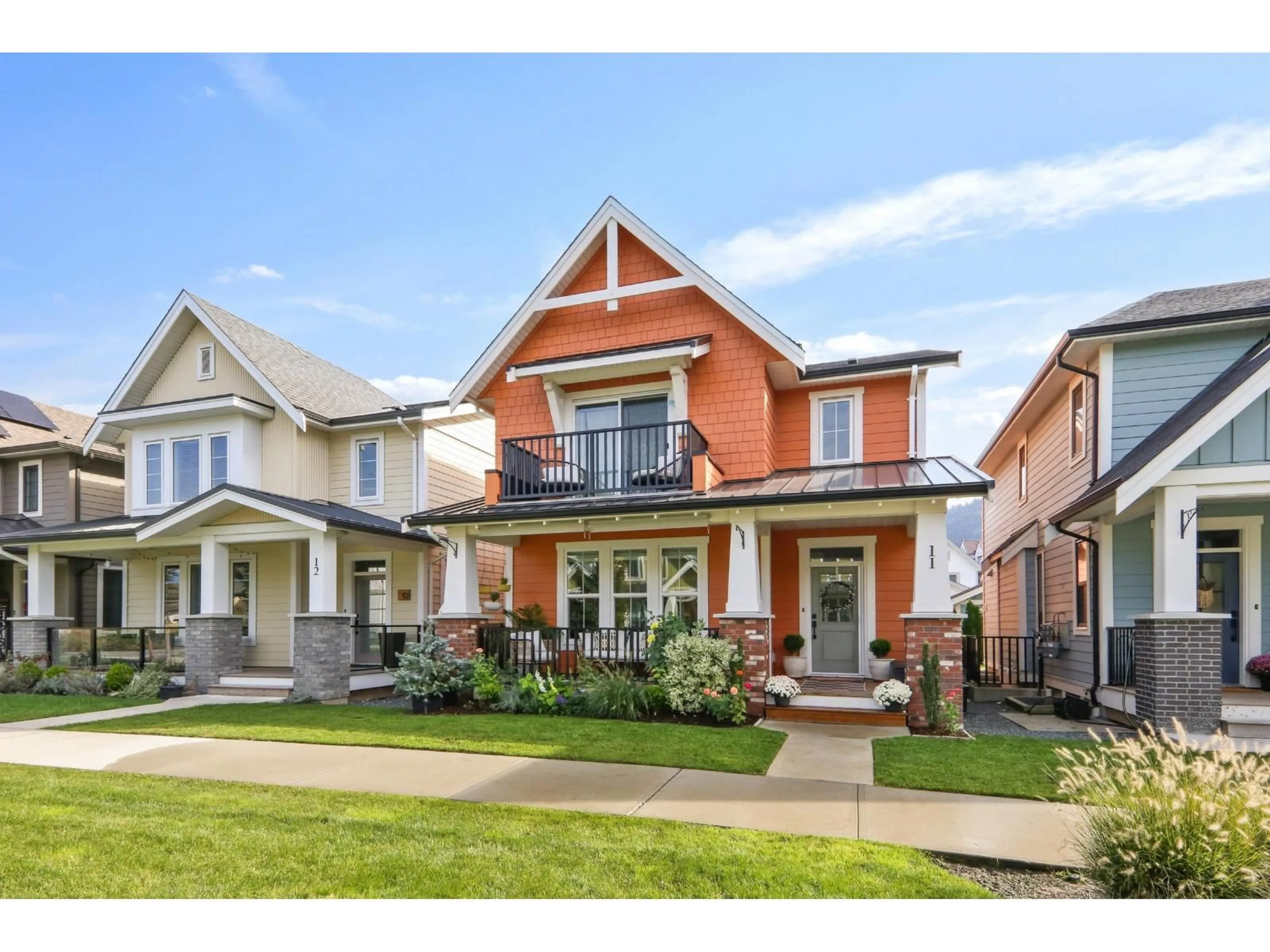 Home with brick exterior material, street for 11 - 46211 PROMONTORY ROAD, Chilliwack British Columbia V2R6E4