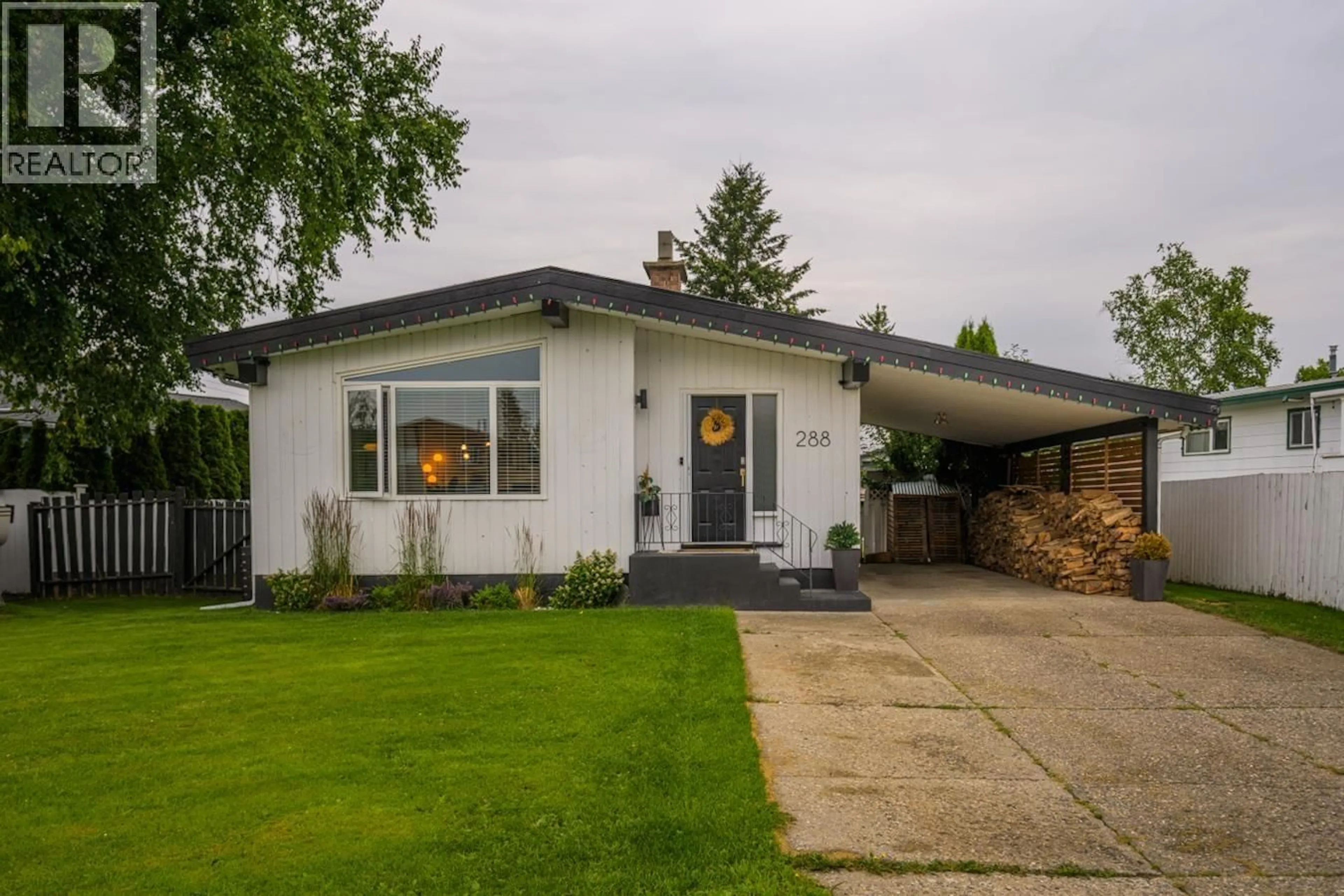 Home with vinyl exterior material, street for 288 MCDERMID DRIVE, Prince George British Columbia V2M5W8