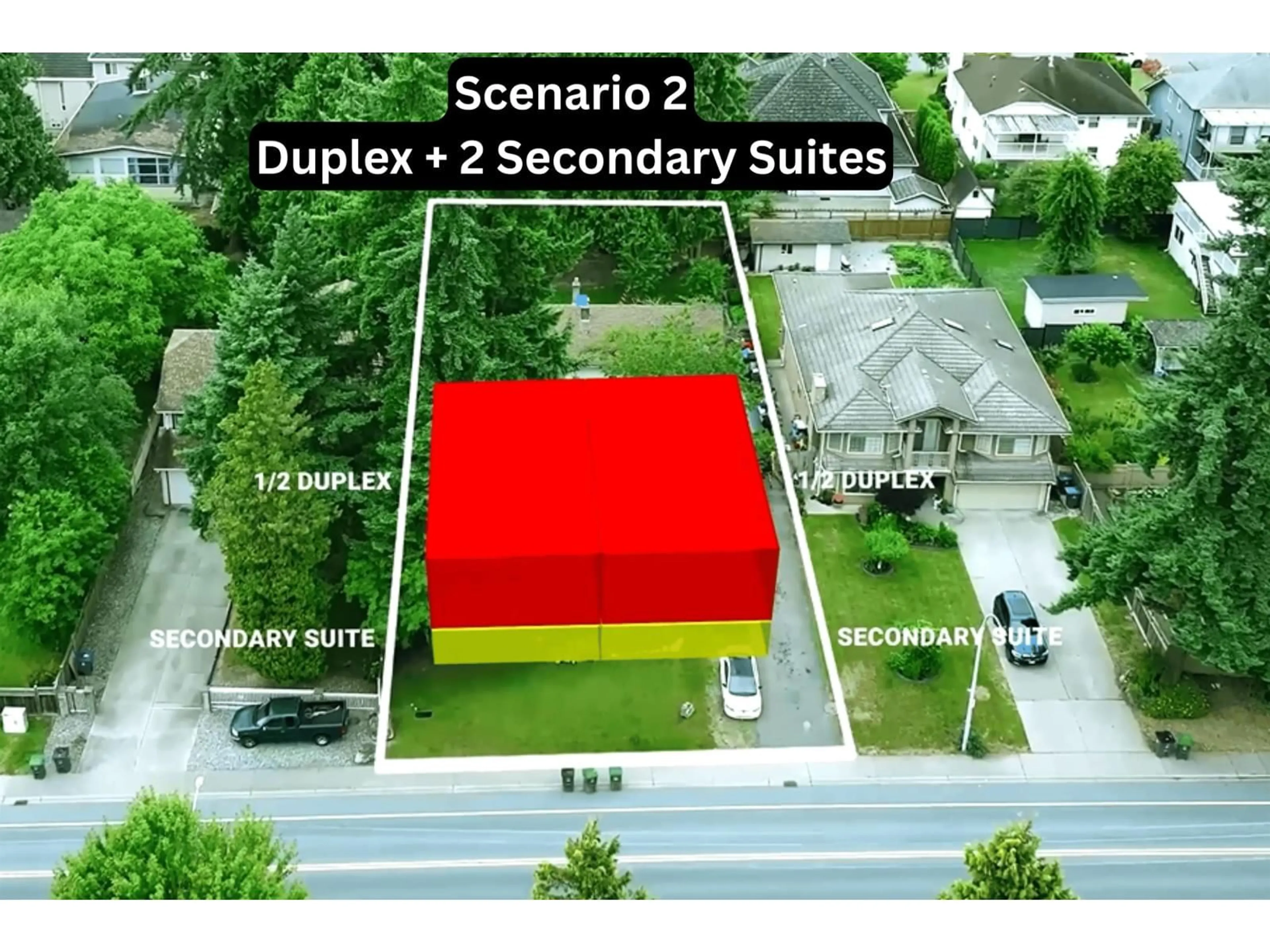 A pic from outside/outdoor area/front of a property/back of a property/a pic from drone, building for 8037 160, Surrey British Columbia V4N0V4