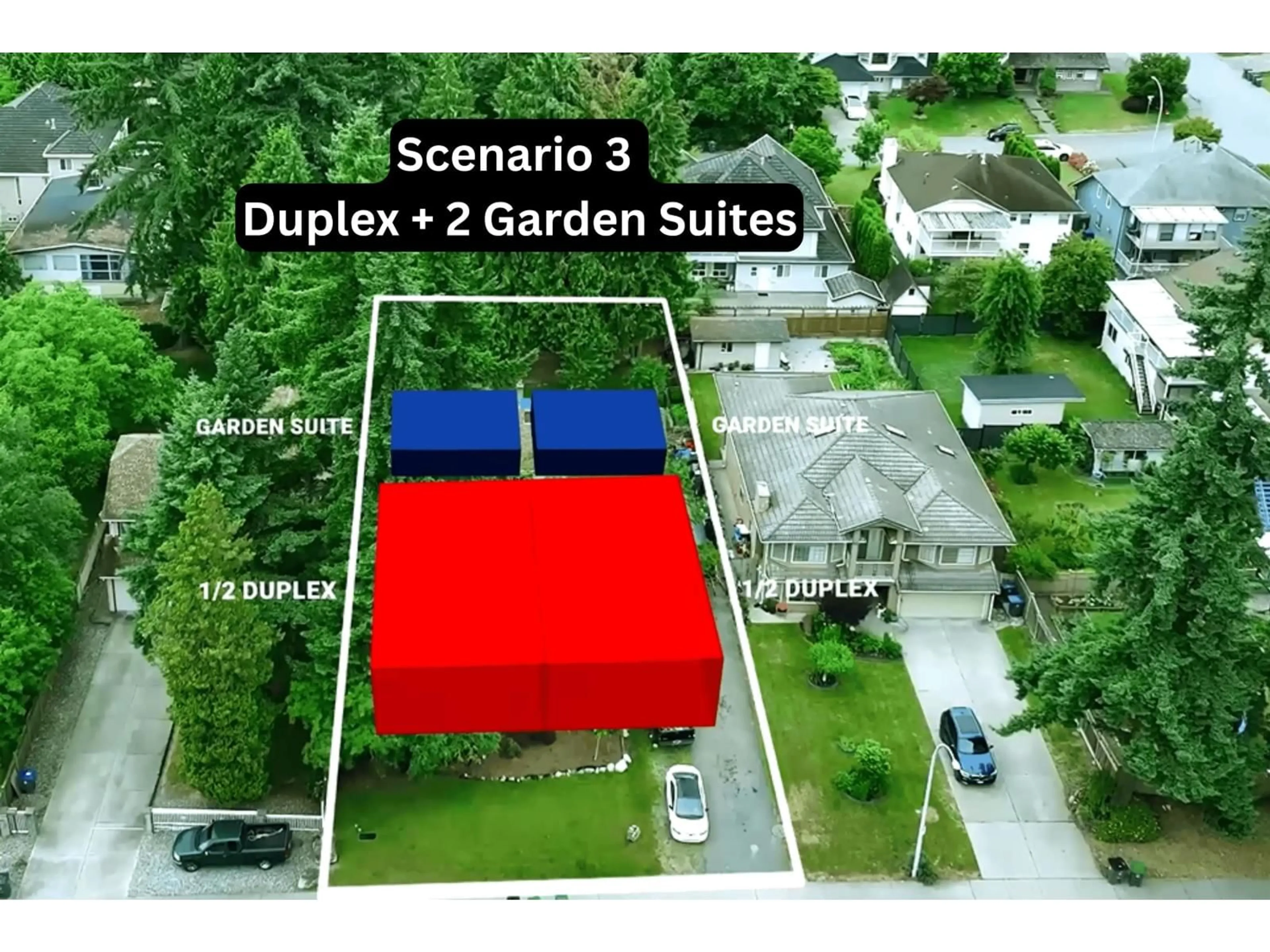 A pic from outside/outdoor area/front of a property/back of a property/a pic from drone, building for 8037 160, Surrey British Columbia V4N0V4