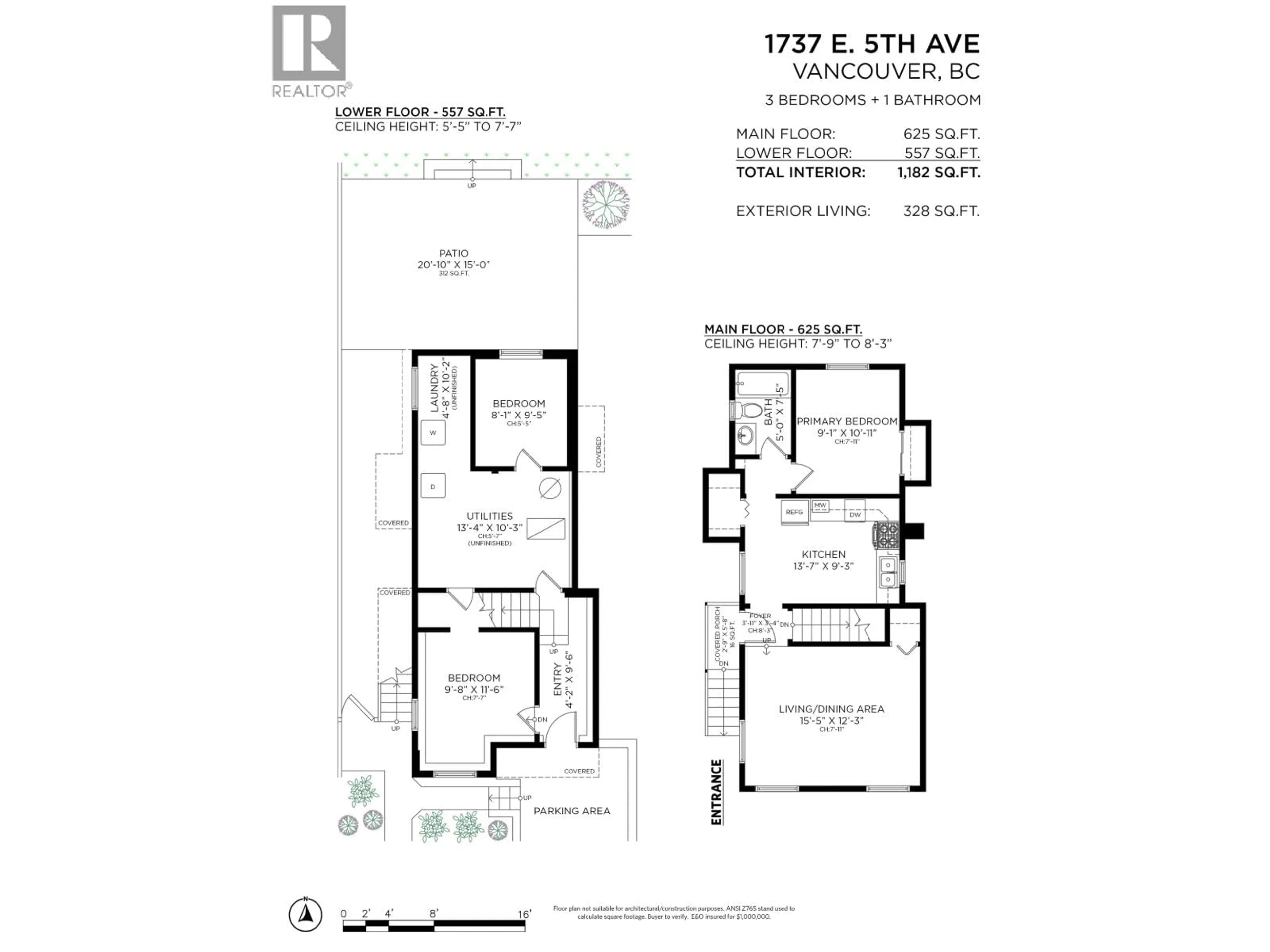 Floor plan for 1737 5TH AVENUE, Vancouver British Columbia V5N1L9
