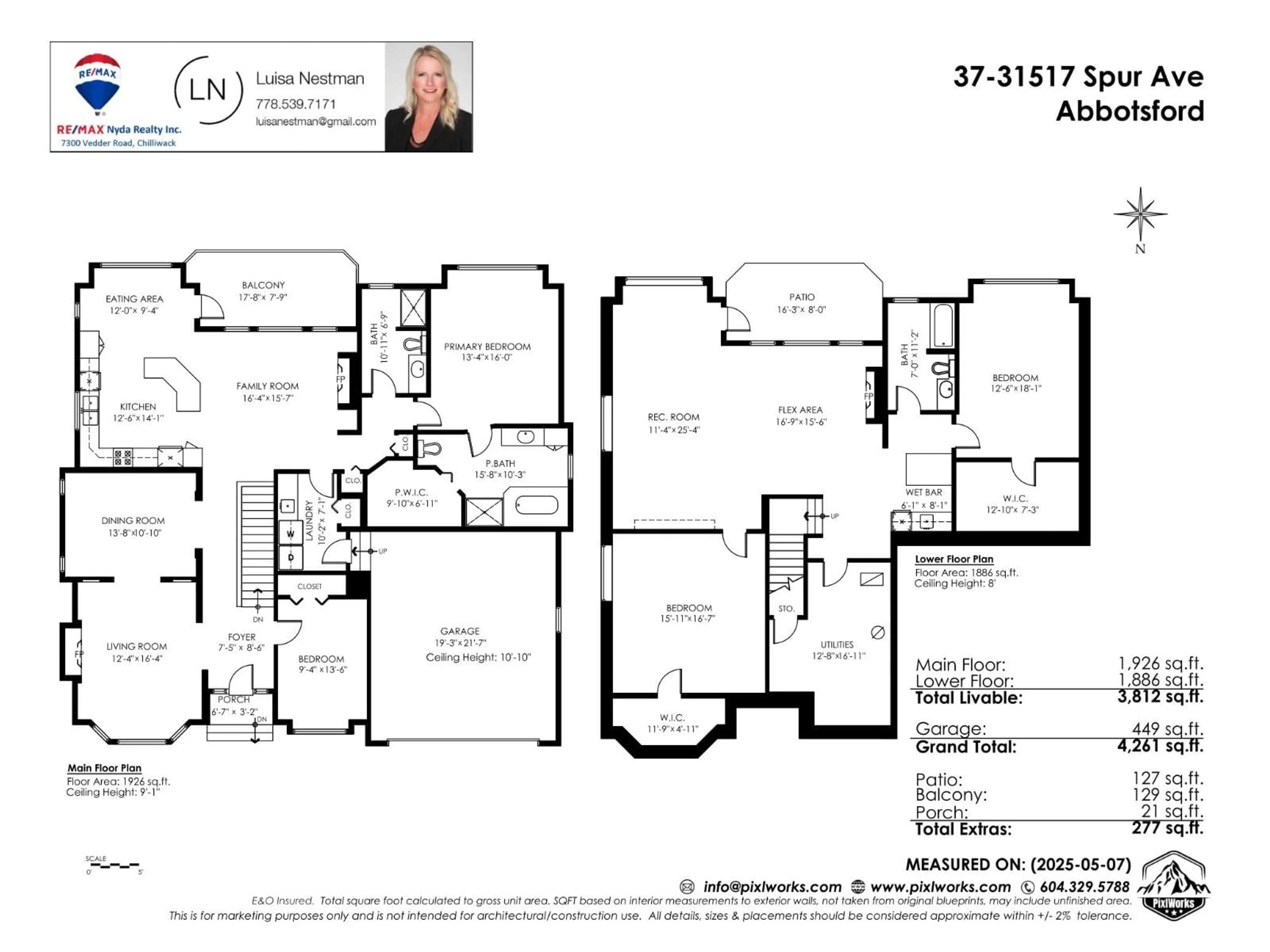 Floor plan for 37 - 31517 SPUR, Abbotsford British Columbia V2T6V7