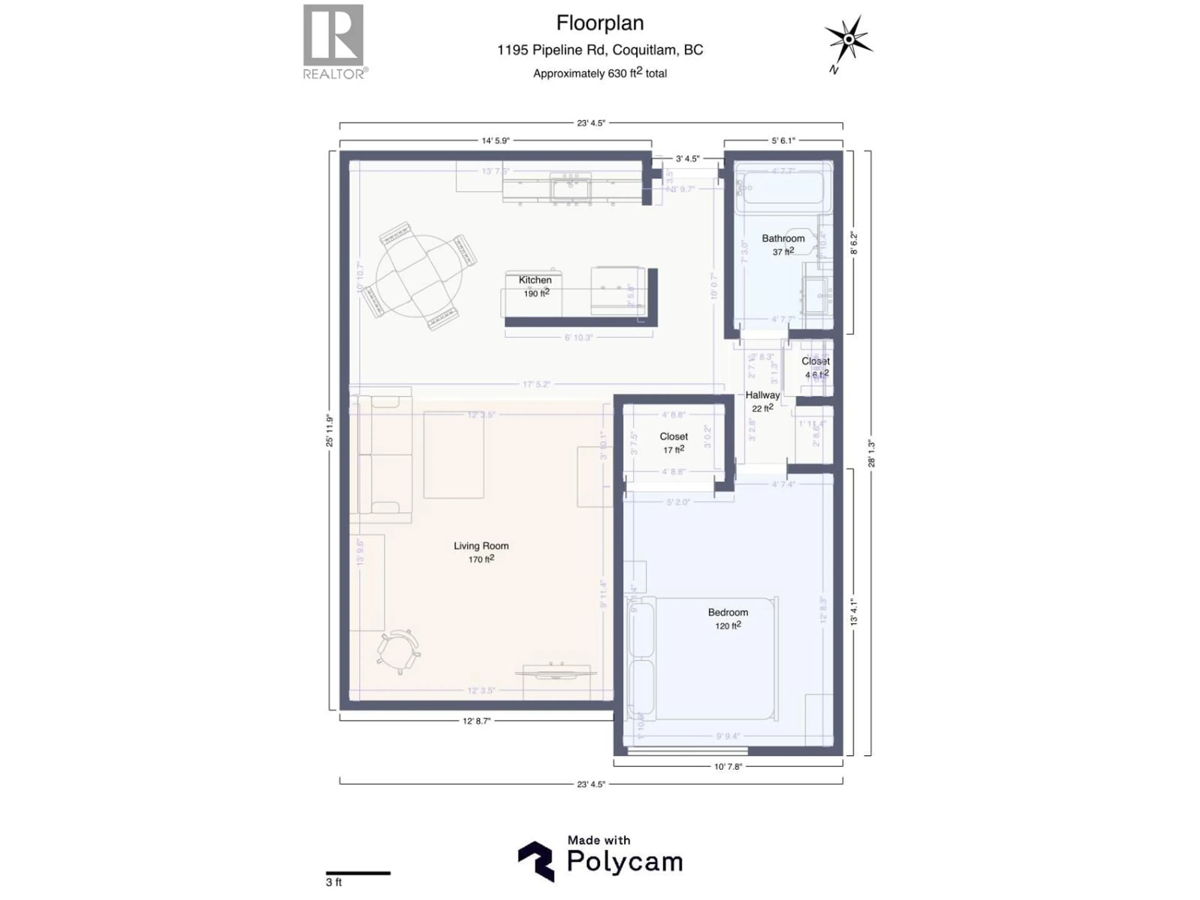 Floor plan for 213 - 1195 PIPELINE ROAD, Coquitlam British Columbia V3B6J5