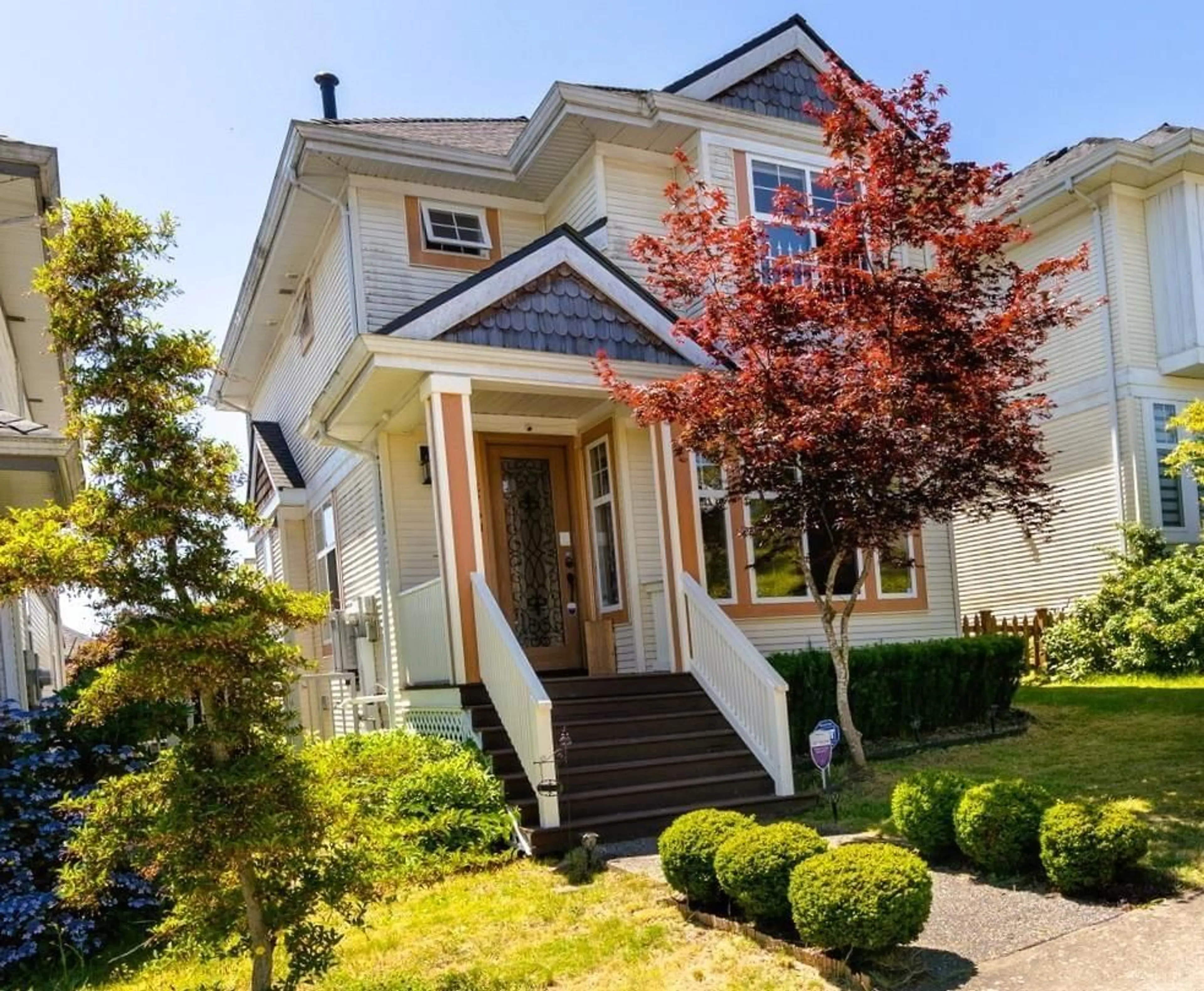 Home with vinyl exterior material, street for 14876 57B, Surrey British Columbia V3S8W5