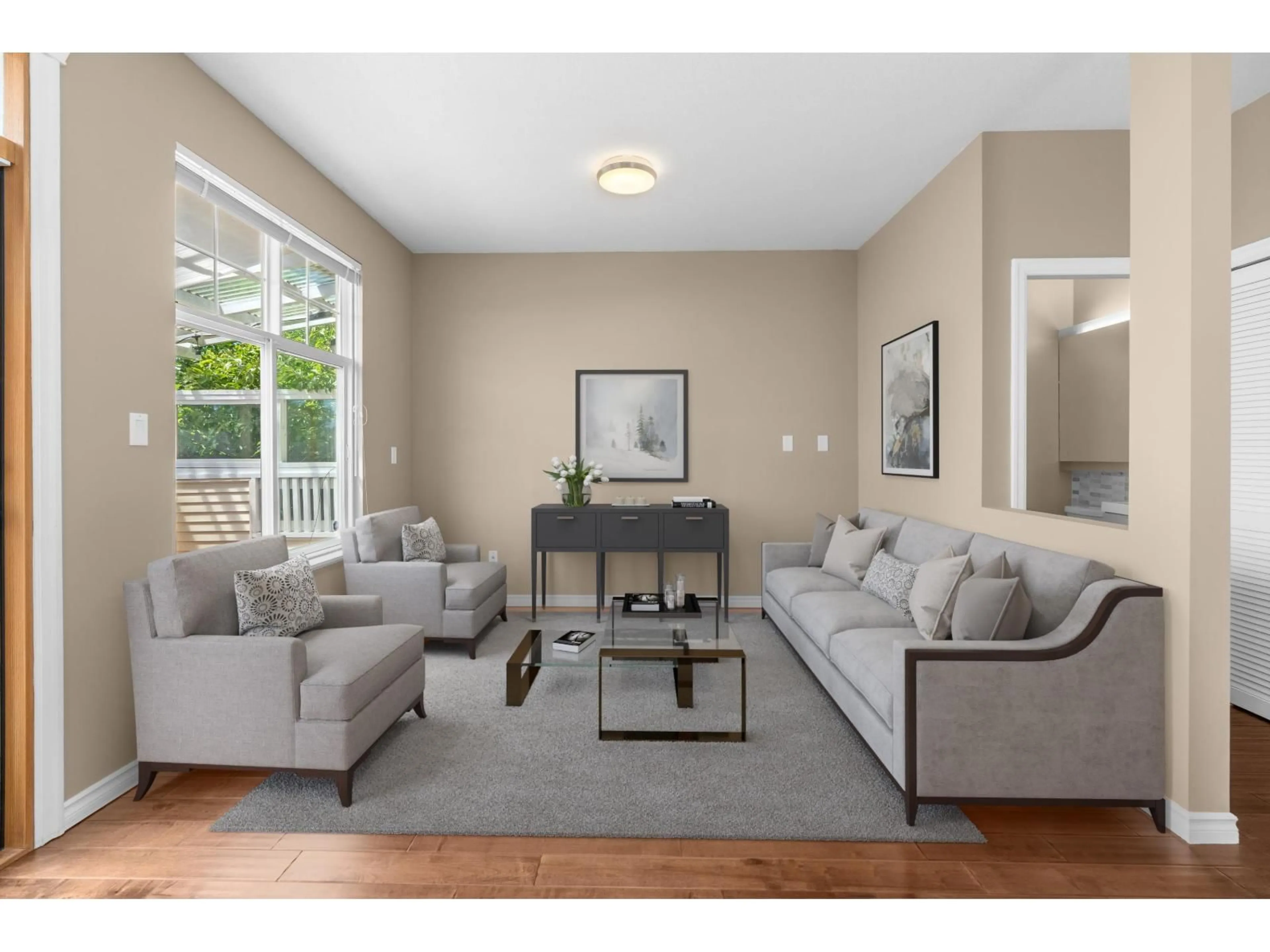 Living room with furniture, unknown for 14876 57B, Surrey British Columbia V3S8W5