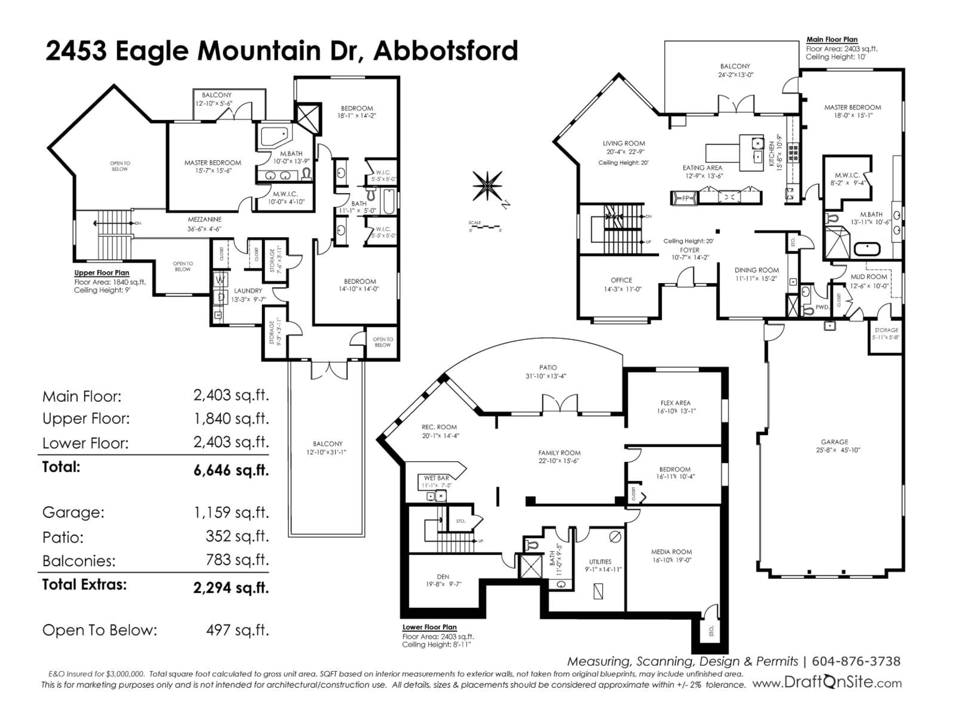 Floor plan for 2453 EAGLE MOUNTAIN, Abbotsford British Columbia V3G3B3