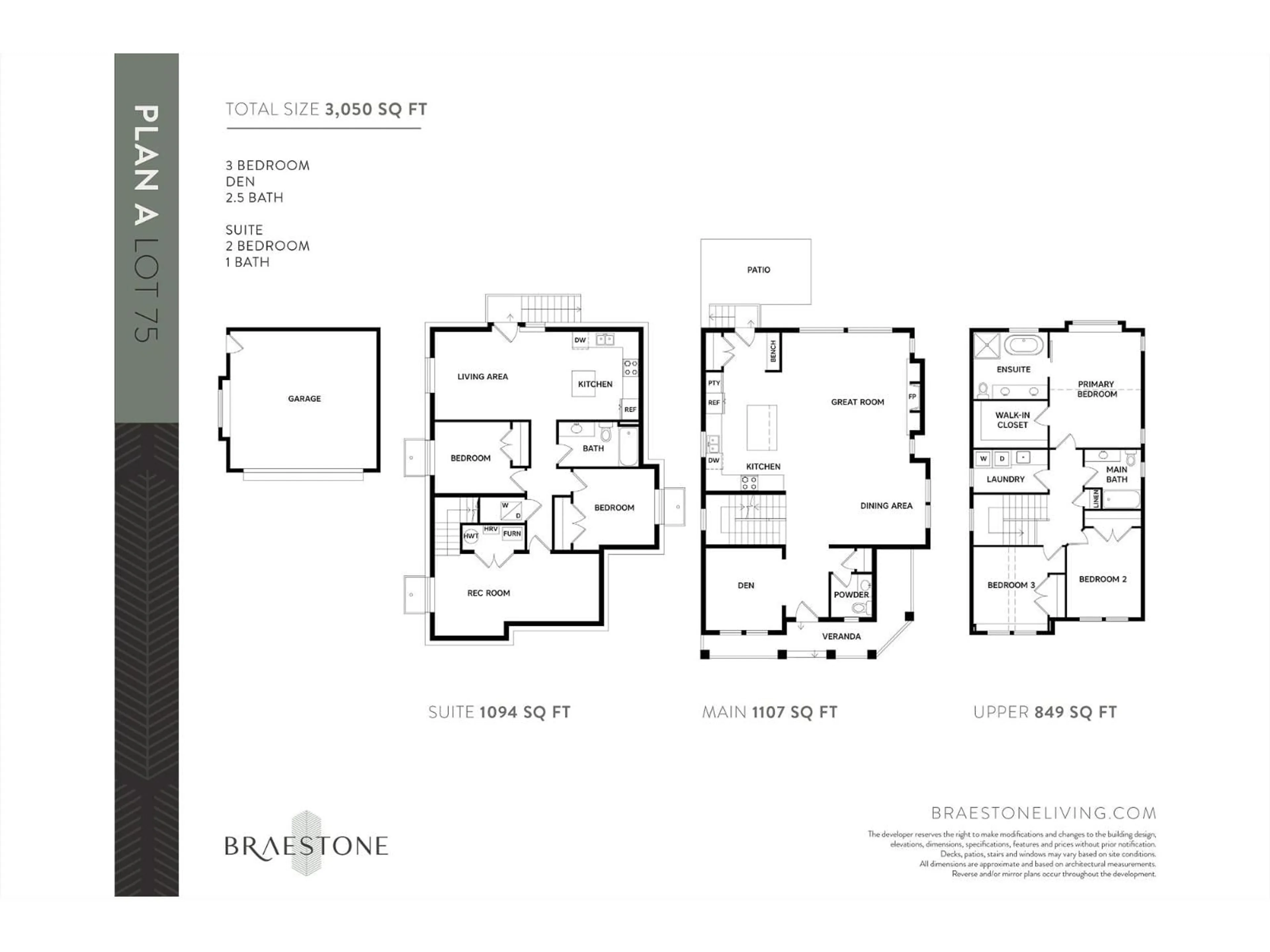 Floor plan for 19829 75, Langley British Columbia V2Y5K3