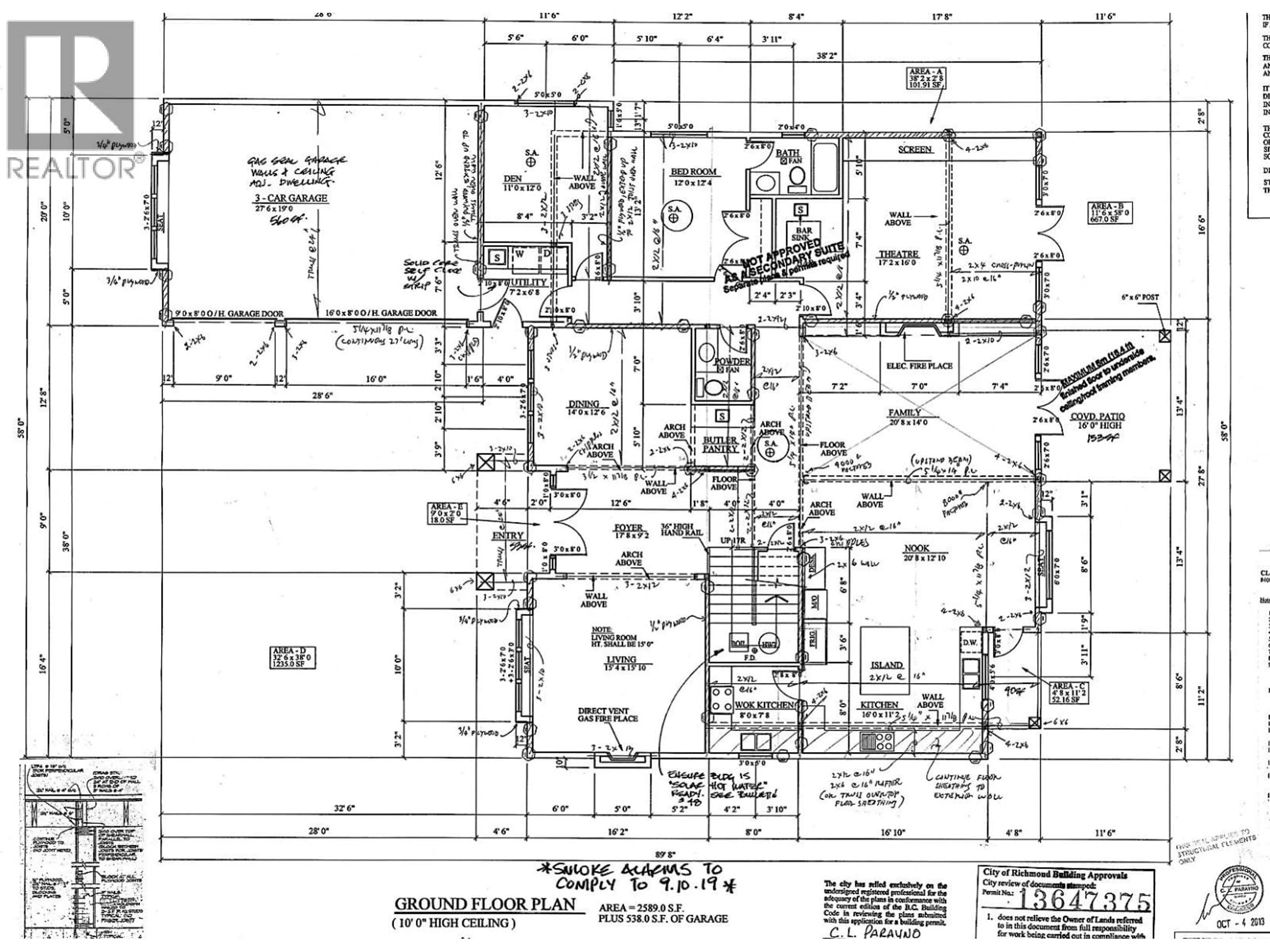 Floor plan for 8131 CLAYBROOK ROAD, Richmond British Columbia V7C2L4
