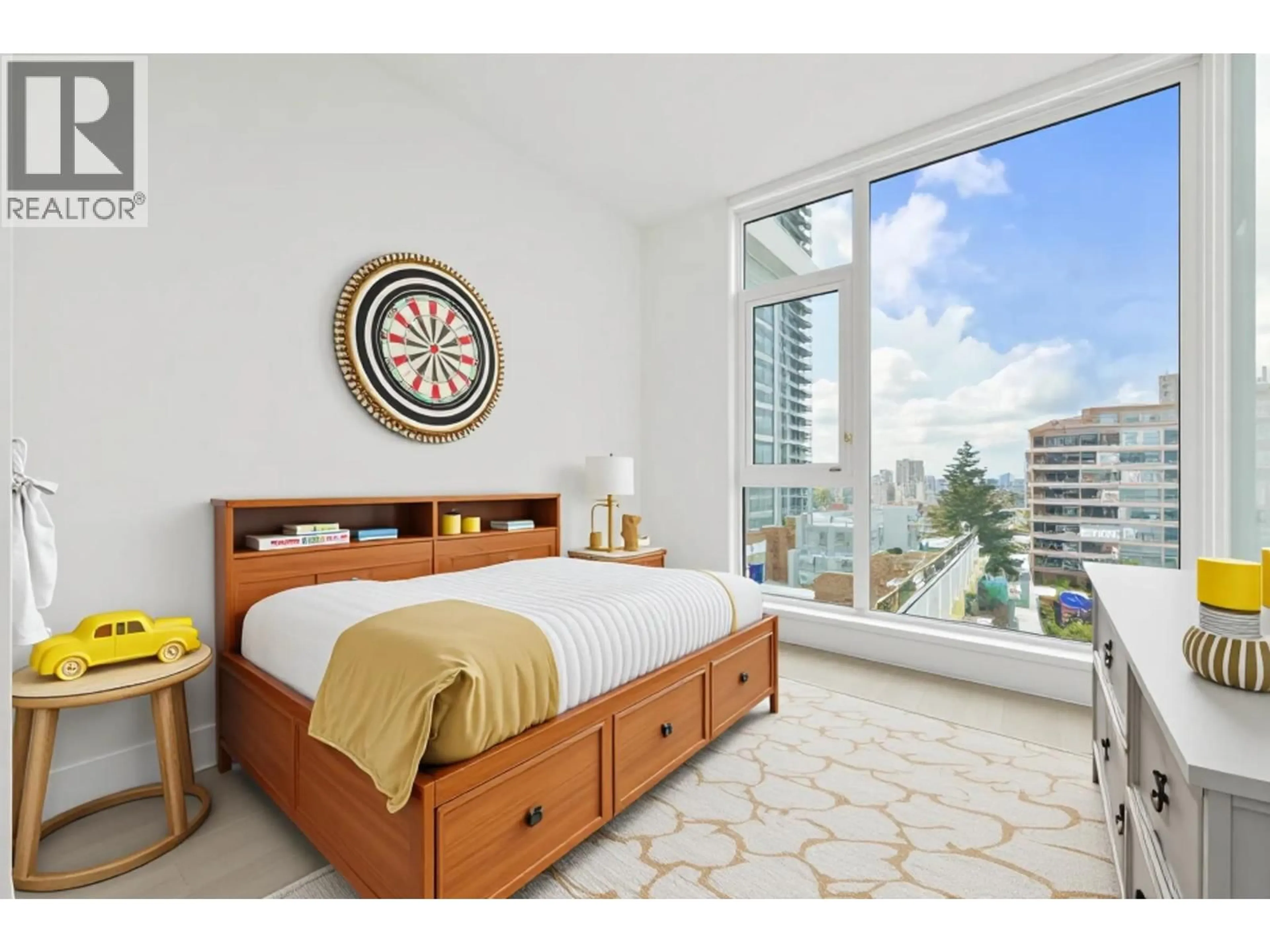 Bedroom with bed, unknown for 608 - 555 SYDNEY AVENUE, Coquitlam British Columbia V3K0G5