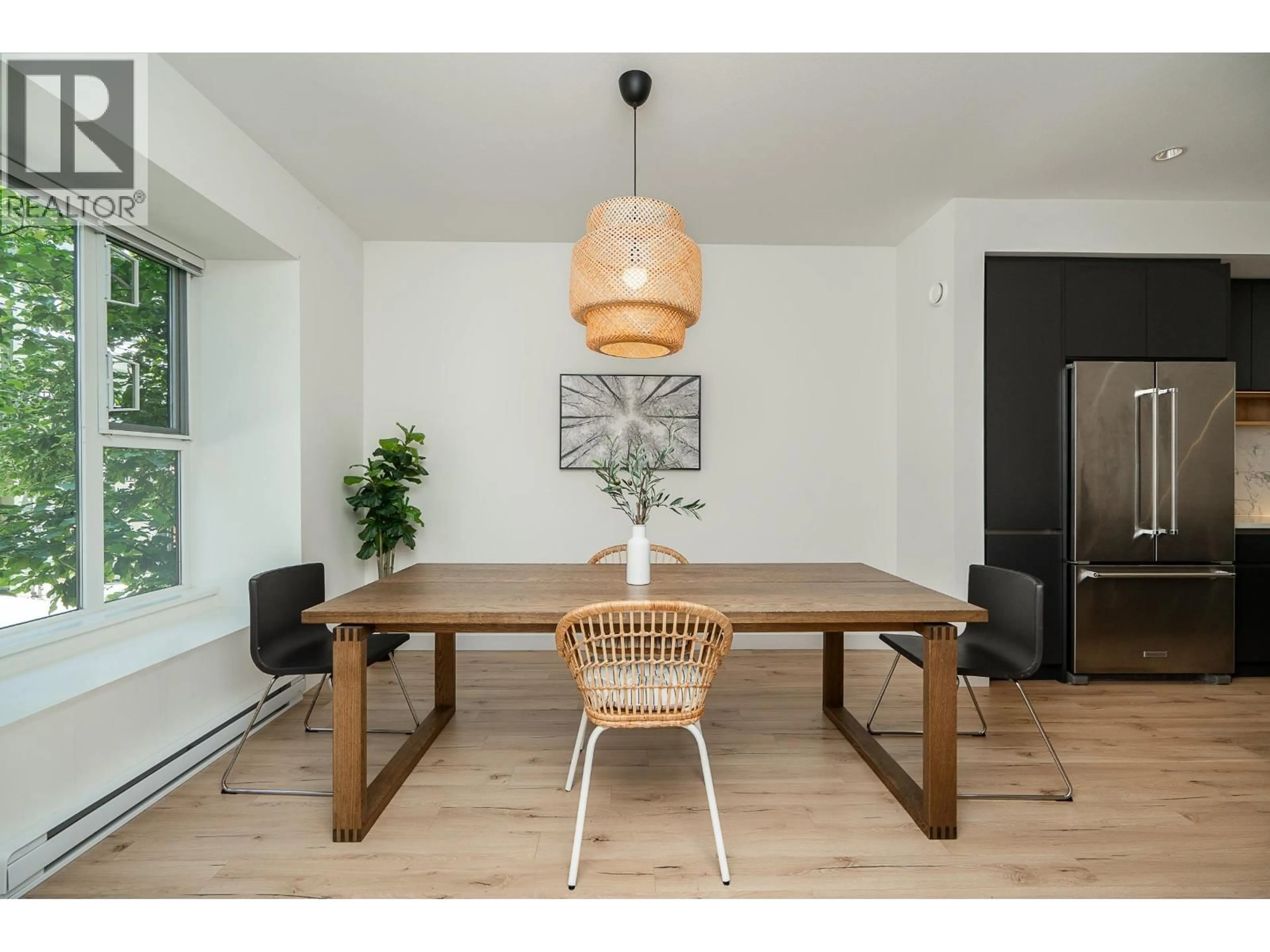 Dining room, wood/laminate floor for 45 - 1228 HUDSON STREET, Coquitlam British Columbia V3B0R3