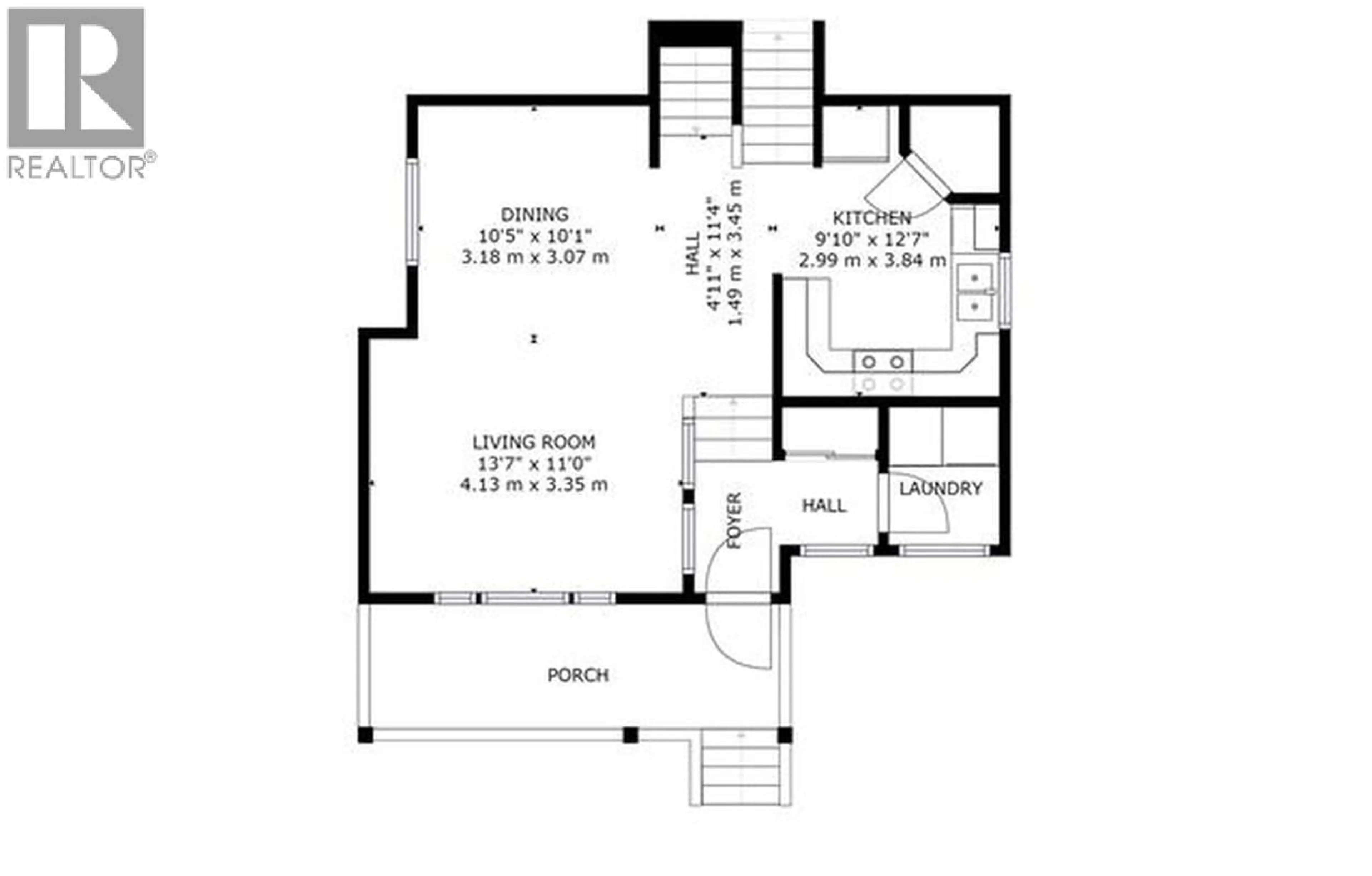 Floor plan for 9628 98 STREET, Fort St. John British Columbia V1J6Z8