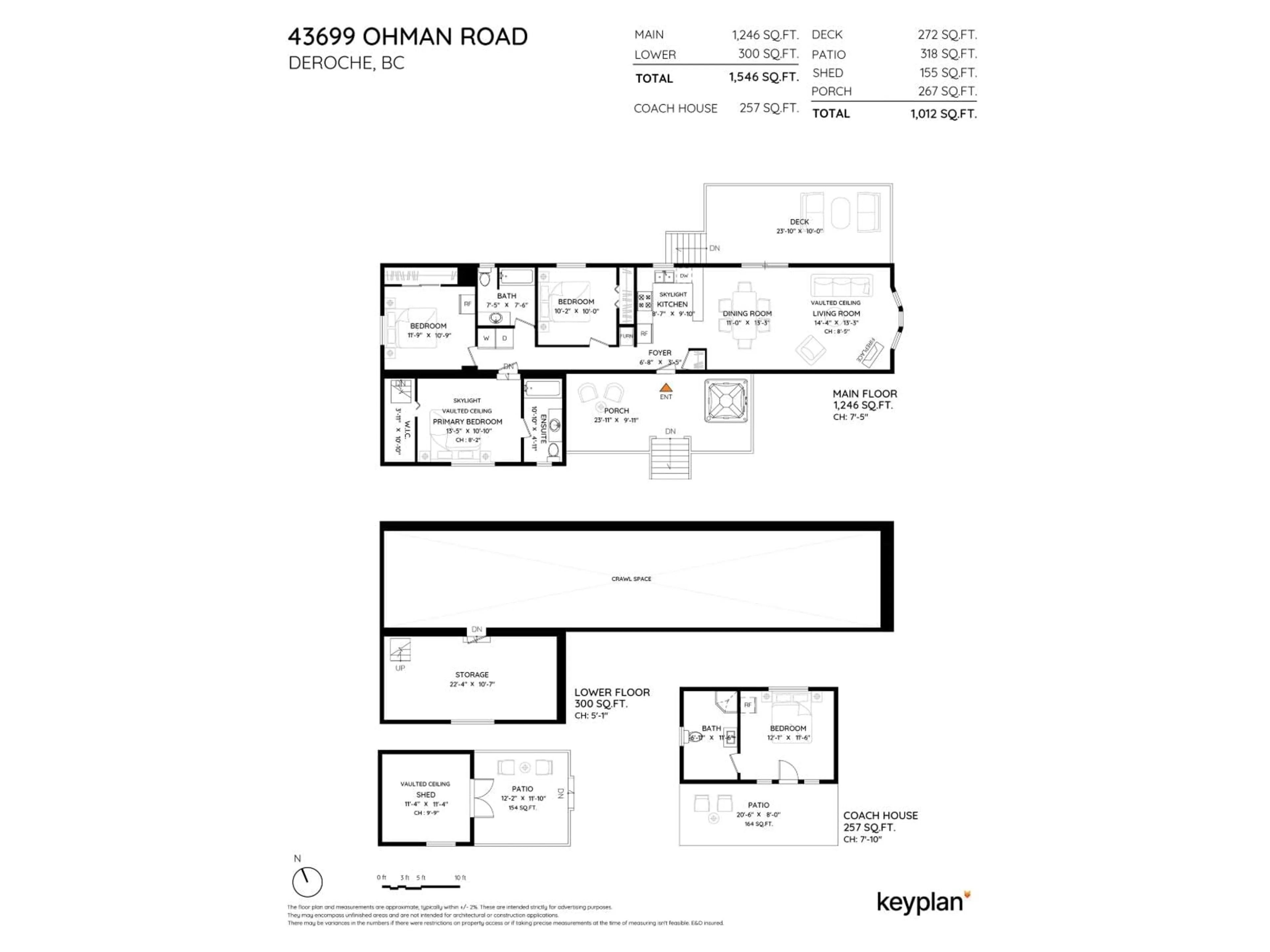 Floor plan for 43699 OHMAN, Mission British Columbia V0M1N0