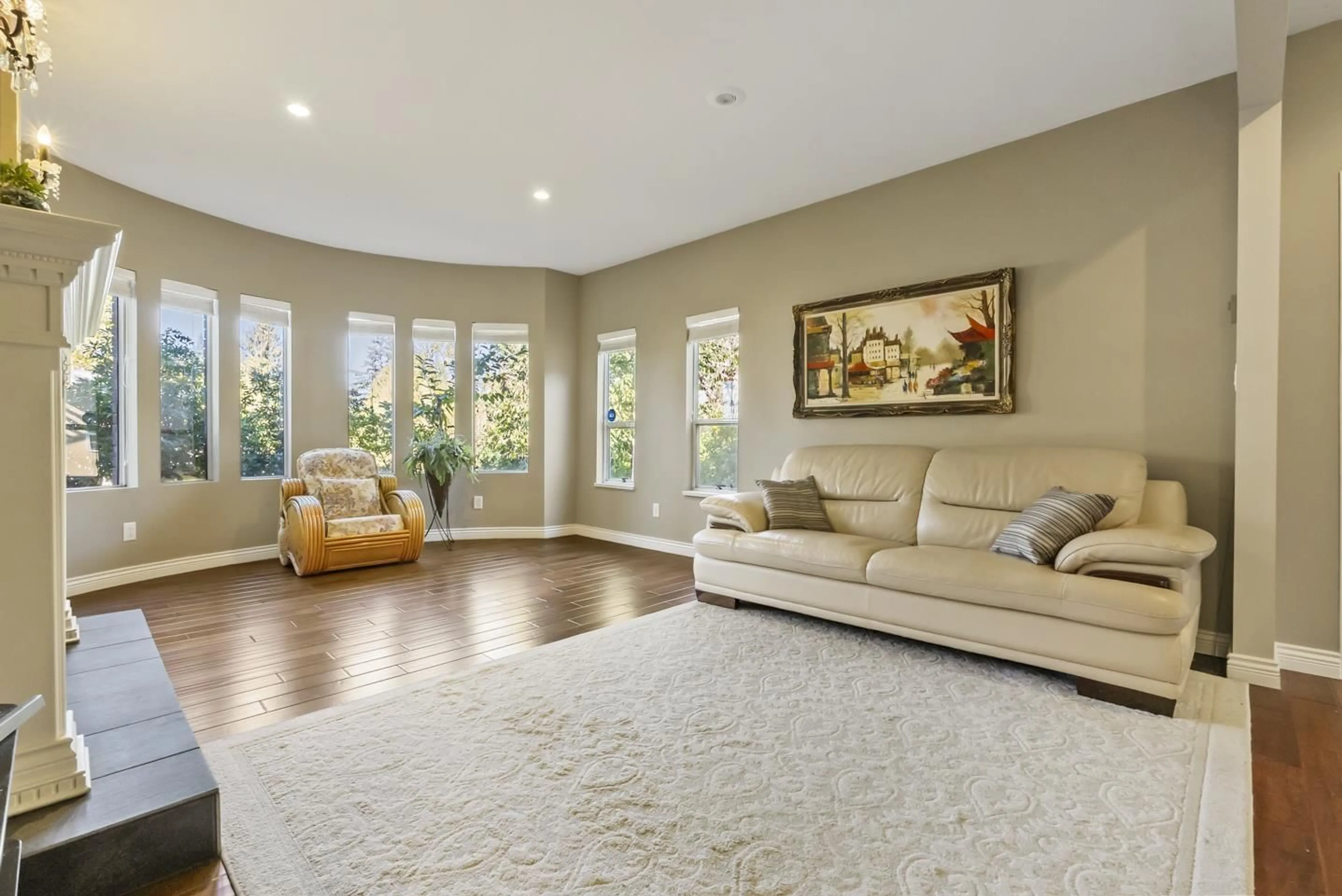 Living room with furniture, unknown for 4615 232, Langley British Columbia V2Z2S1