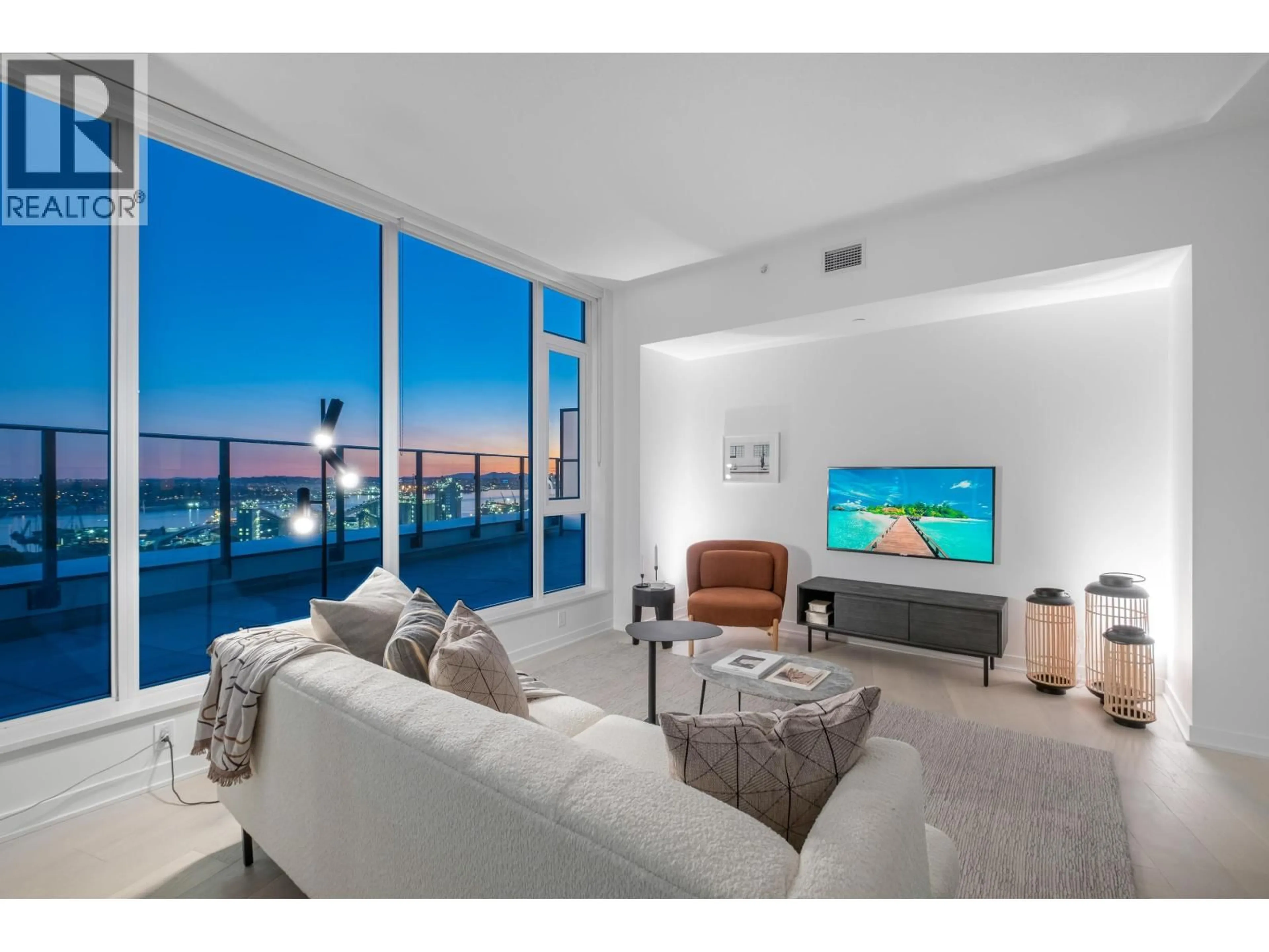 Living room with furniture, unknown for 2602 - 1401 HUNTER STREET, North Vancouver British Columbia V7J0E2