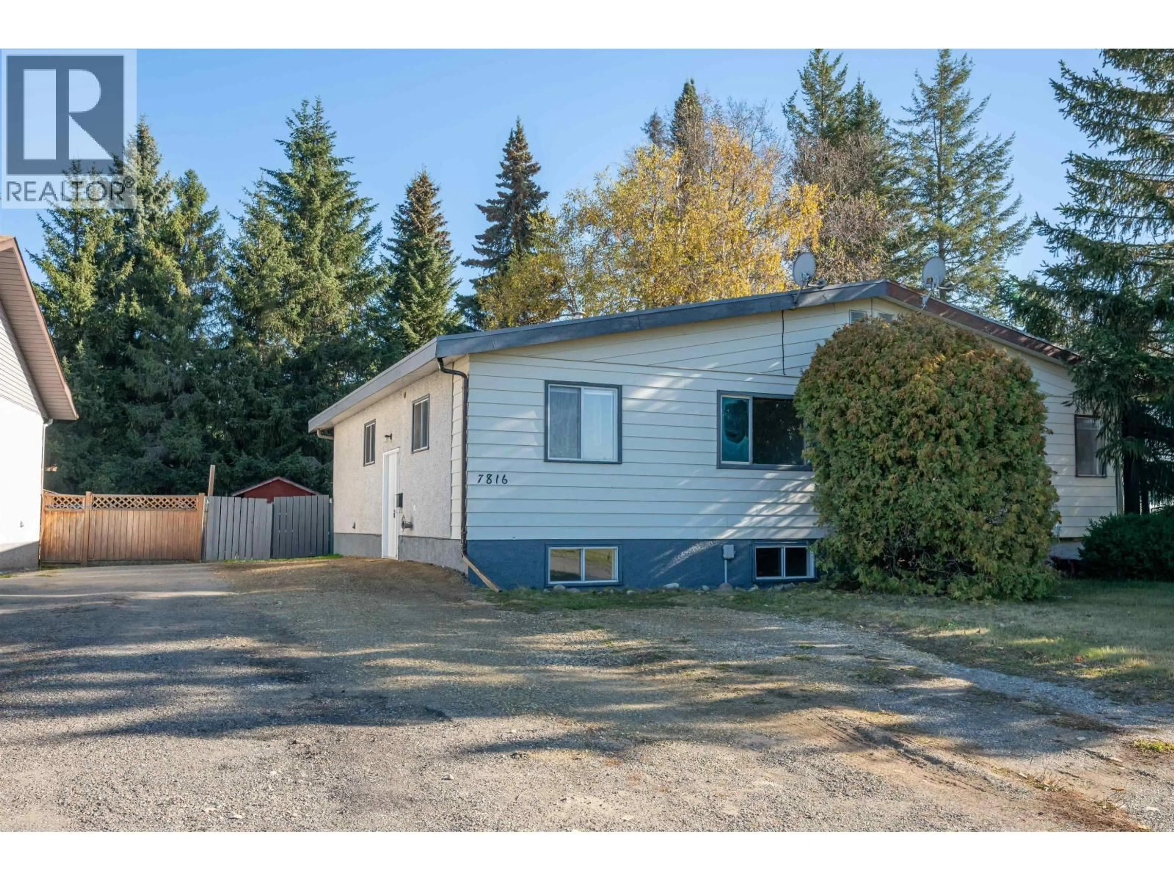 Home with vinyl exterior material, street for 7816 LOYOLA DRIVE, Prince George British Columbia V2N3V1