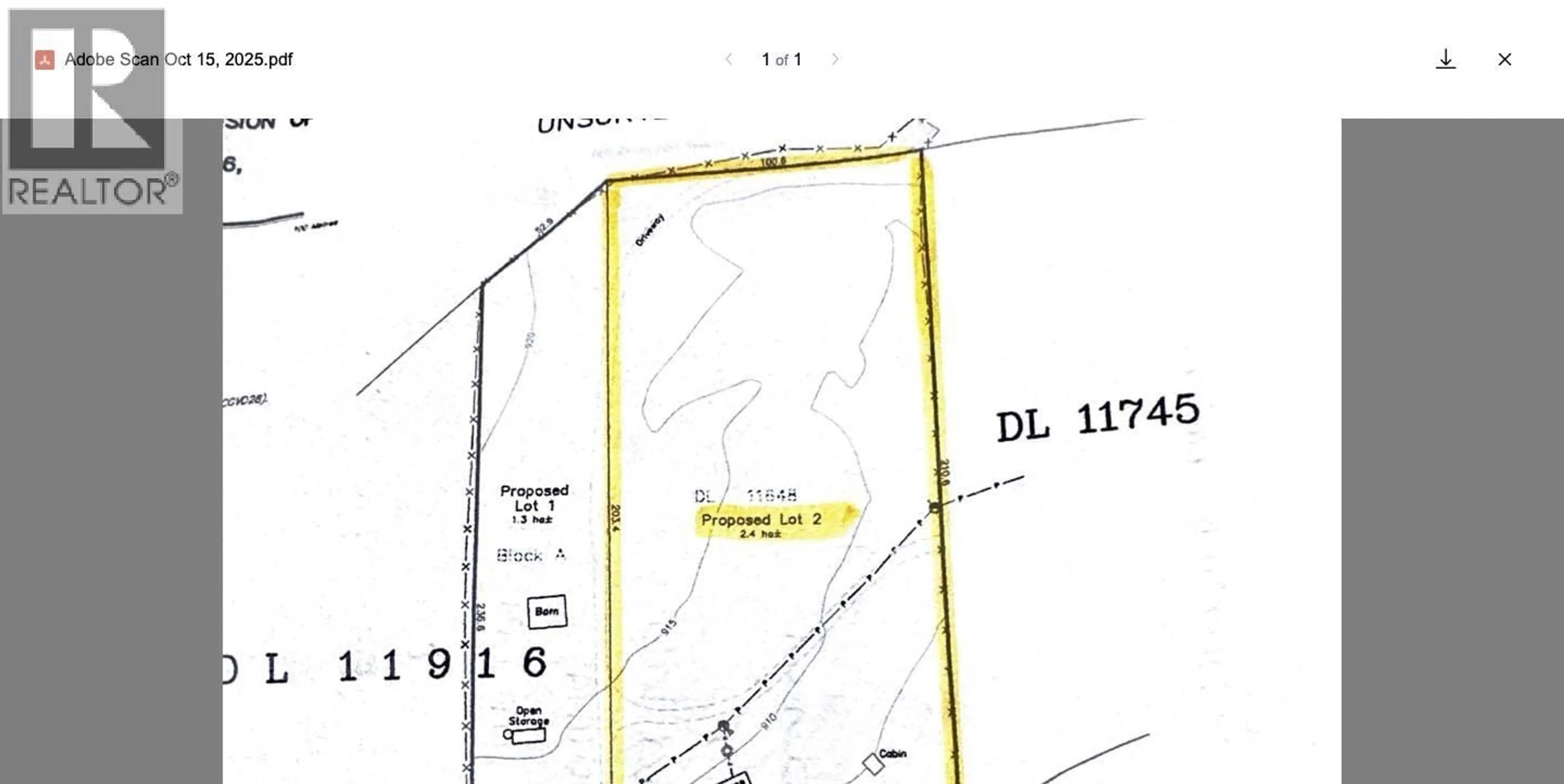 Floor plan for B - 2496 BIG LAKE-TYEE LAKE ROAD, Horsefly British Columbia V2G4Z1