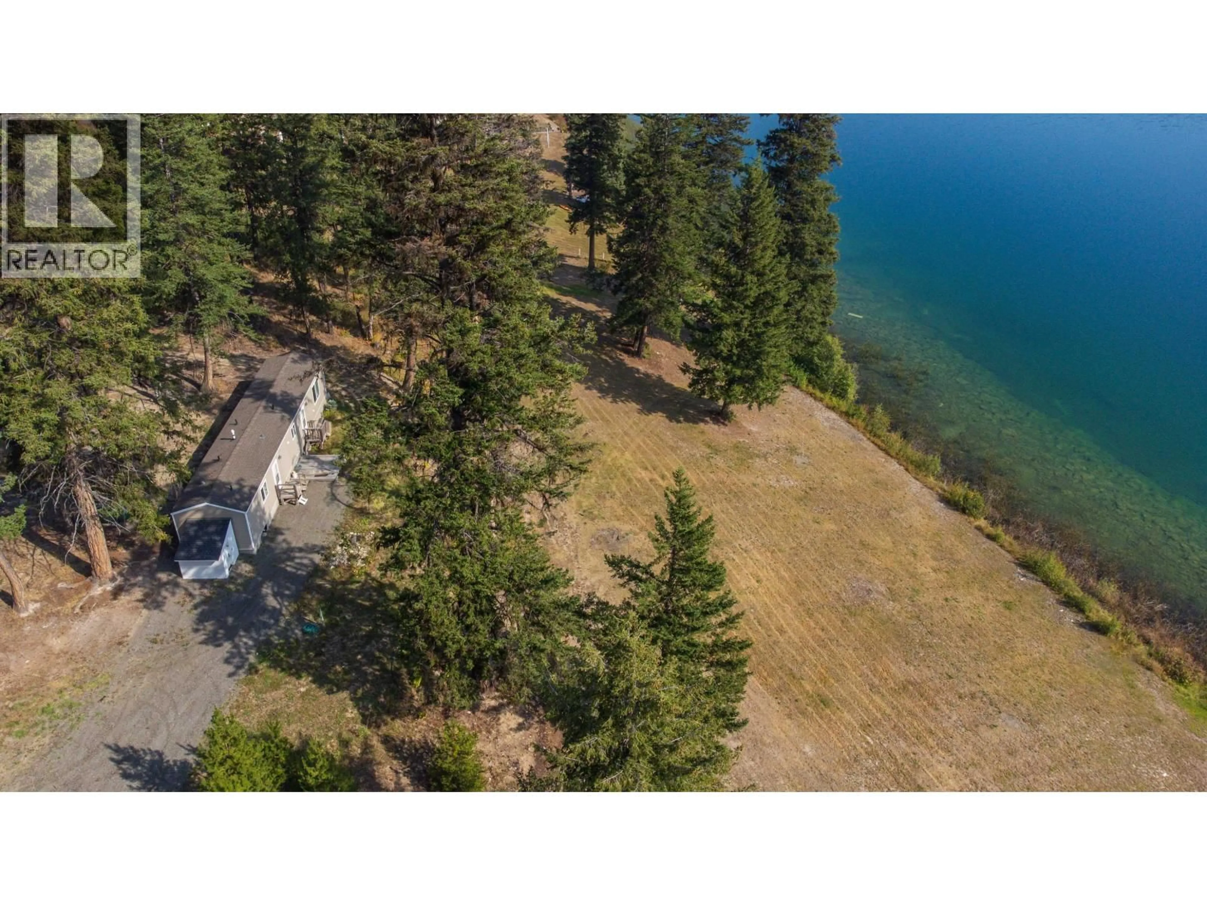 A pic from outside/outdoor area/front of a property/back of a property/a pic from drone, water/lake/river/ocean view for B - 2496 BIG LAKE-TYEE LAKE ROAD, Horsefly British Columbia V2G4Z1