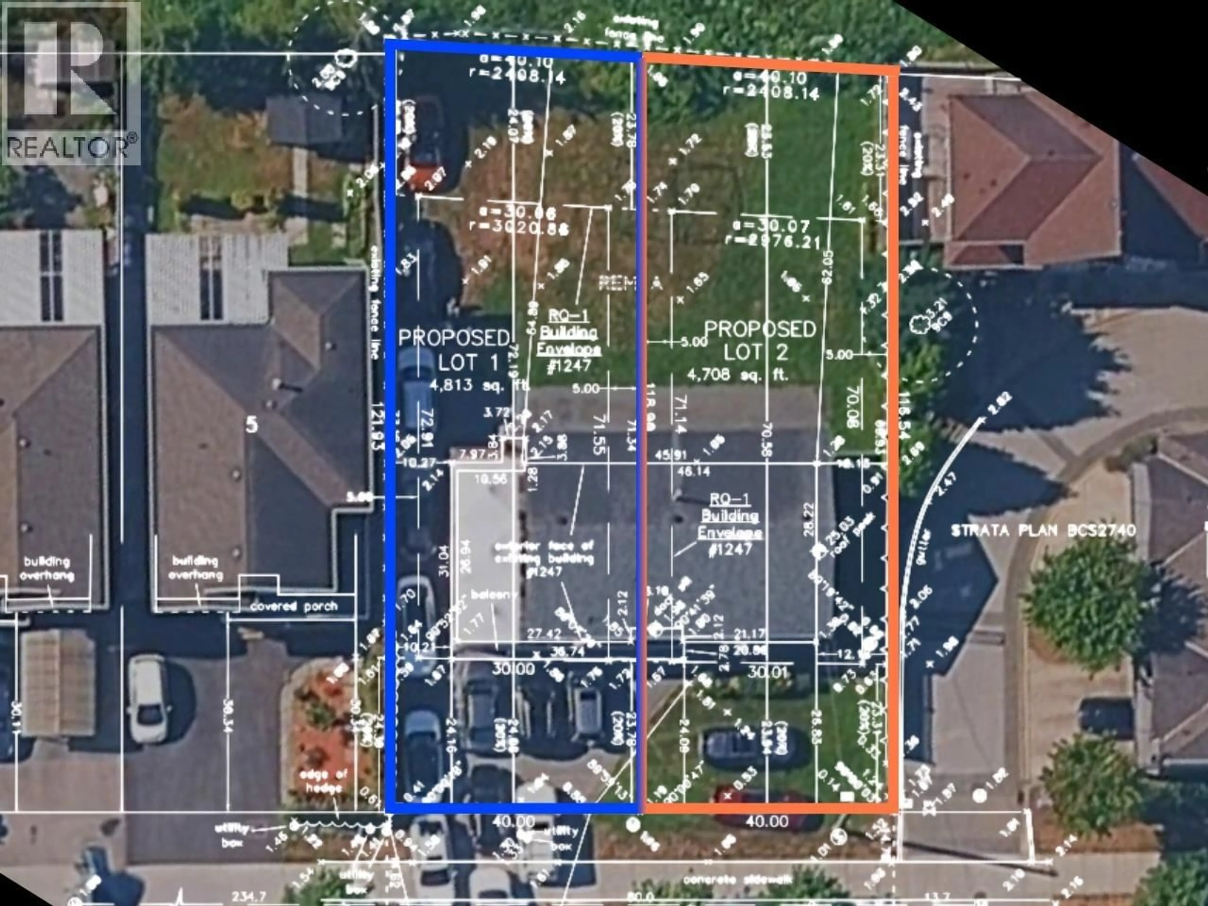 A pic from outside/outdoor area/front of a property/back of a property/a pic from drone, building for 1247 EWEN AVENUE, New Westminster British Columbia V3M5E5