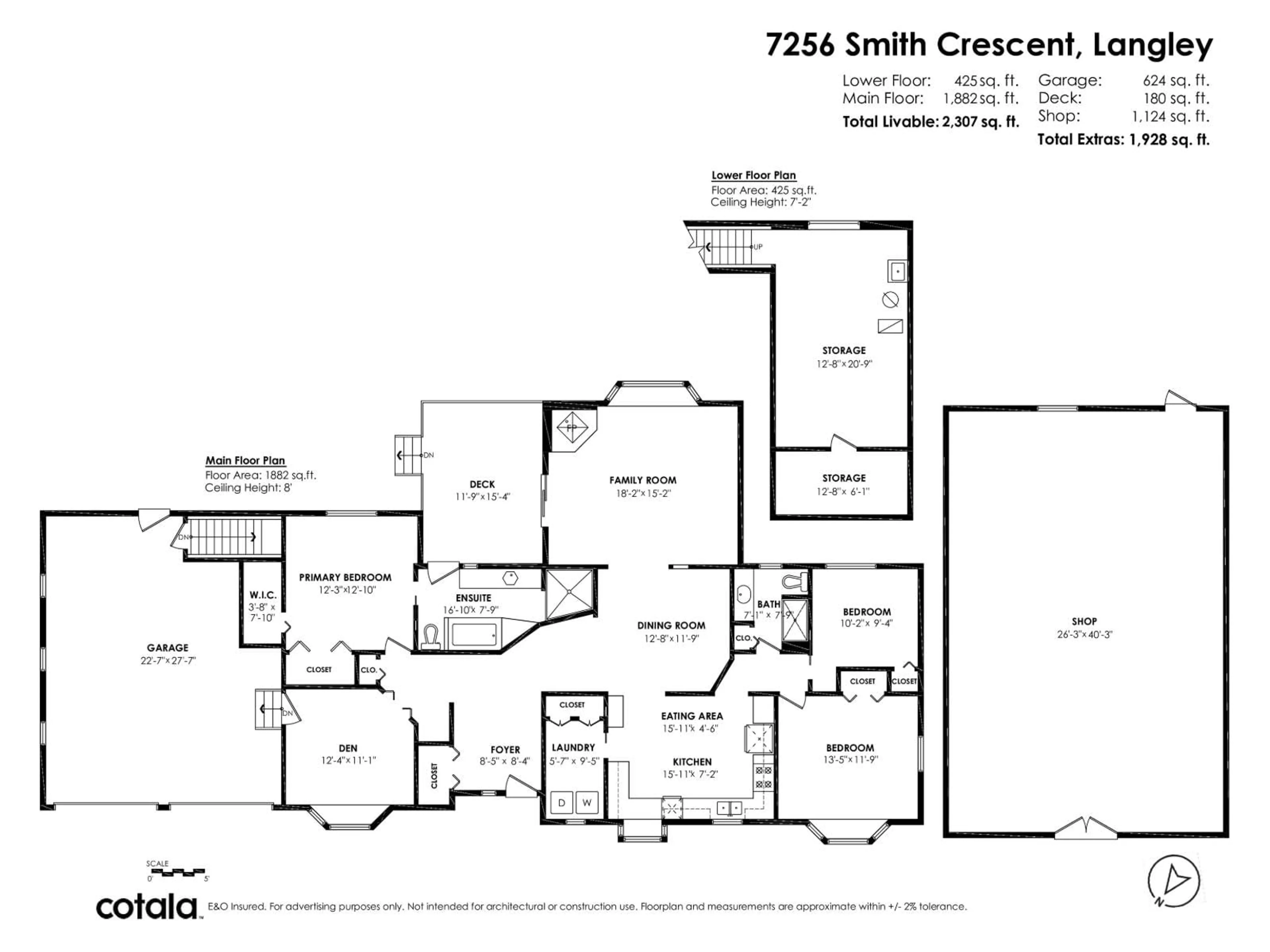 Floor plan for 7256 SMITH, Langley British Columbia V2Y2R4