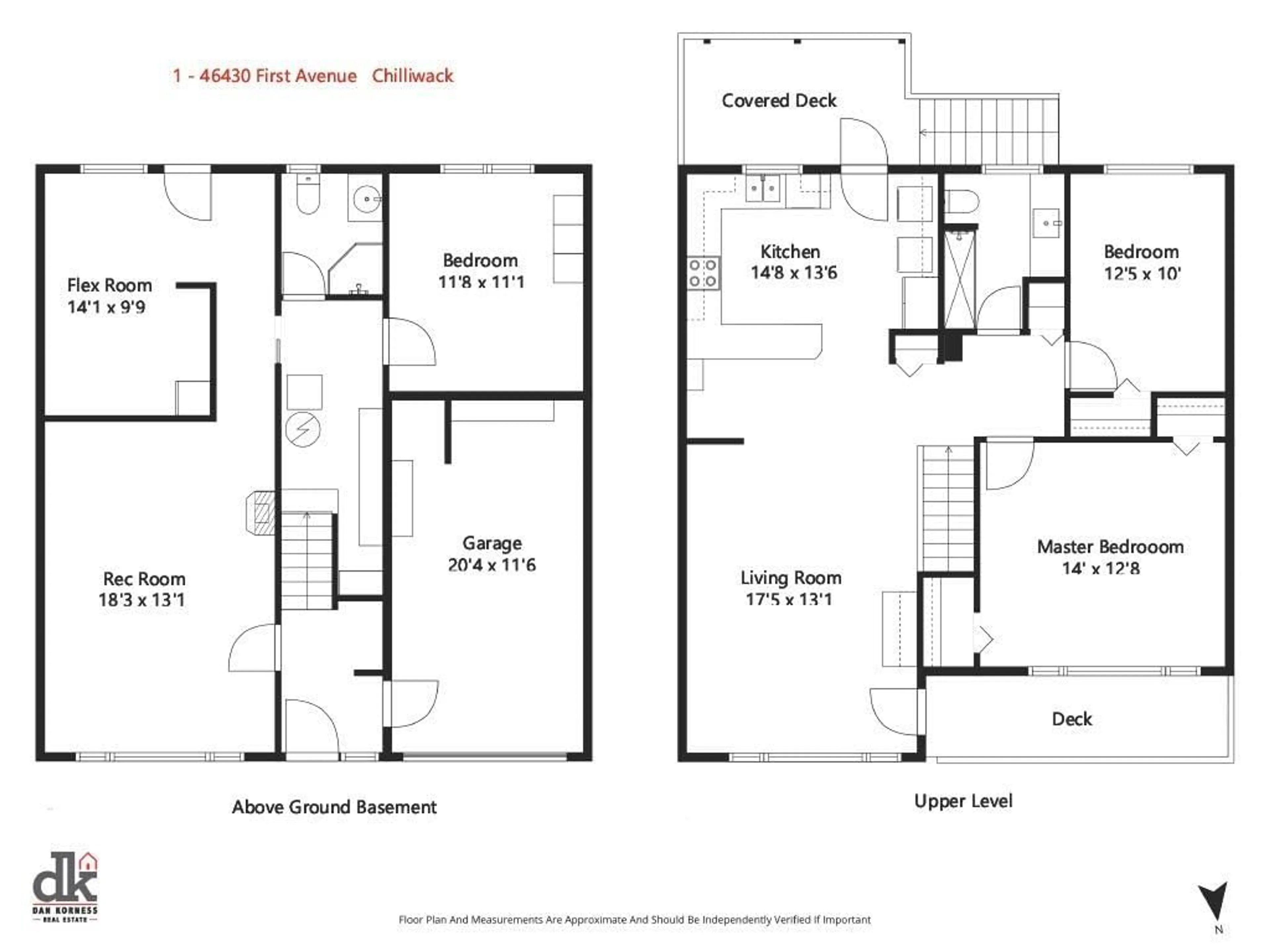 Floor plan for 1 - 46430 FIRST AVENUE, Chilliwack British Columbia V2P1W9
