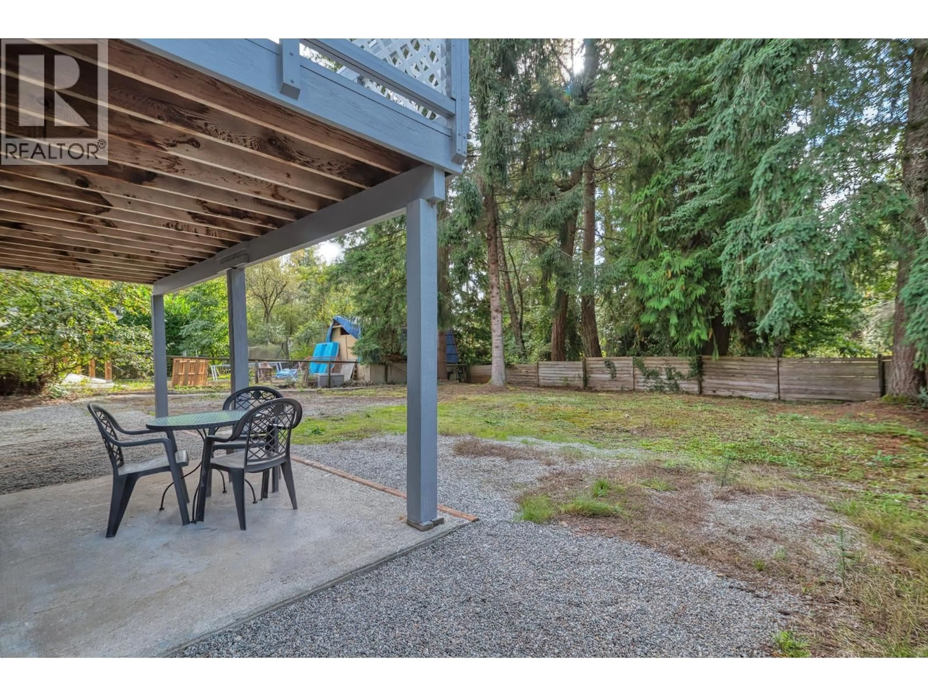 Patio, forest/trees view for 1067 FIRCREST ROAD, Gibsons British Columbia V0N1V4