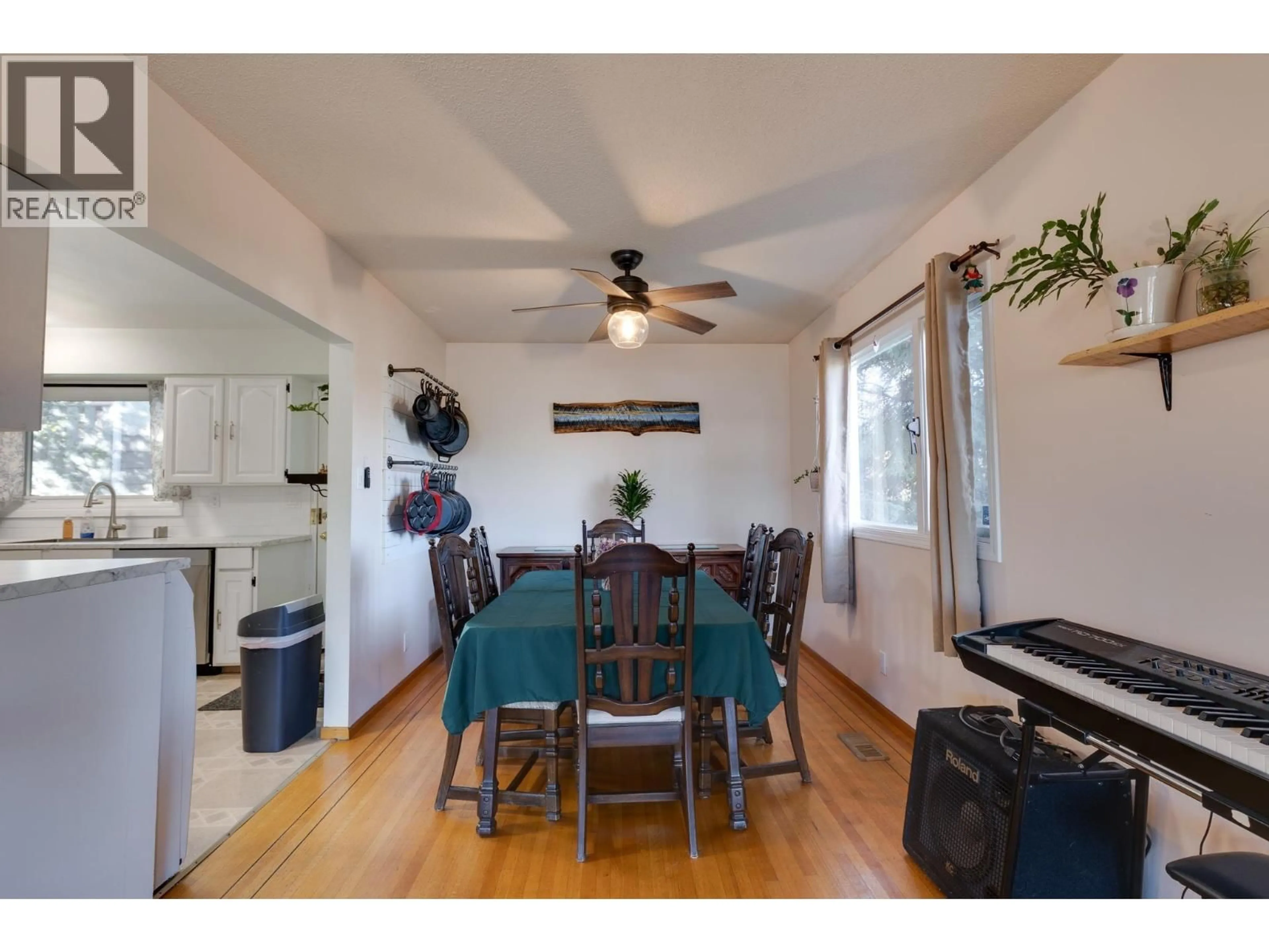 Dining room, wood/laminate floor for 196 NICHOLSON STREET, Prince George British Columbia V2M3G9