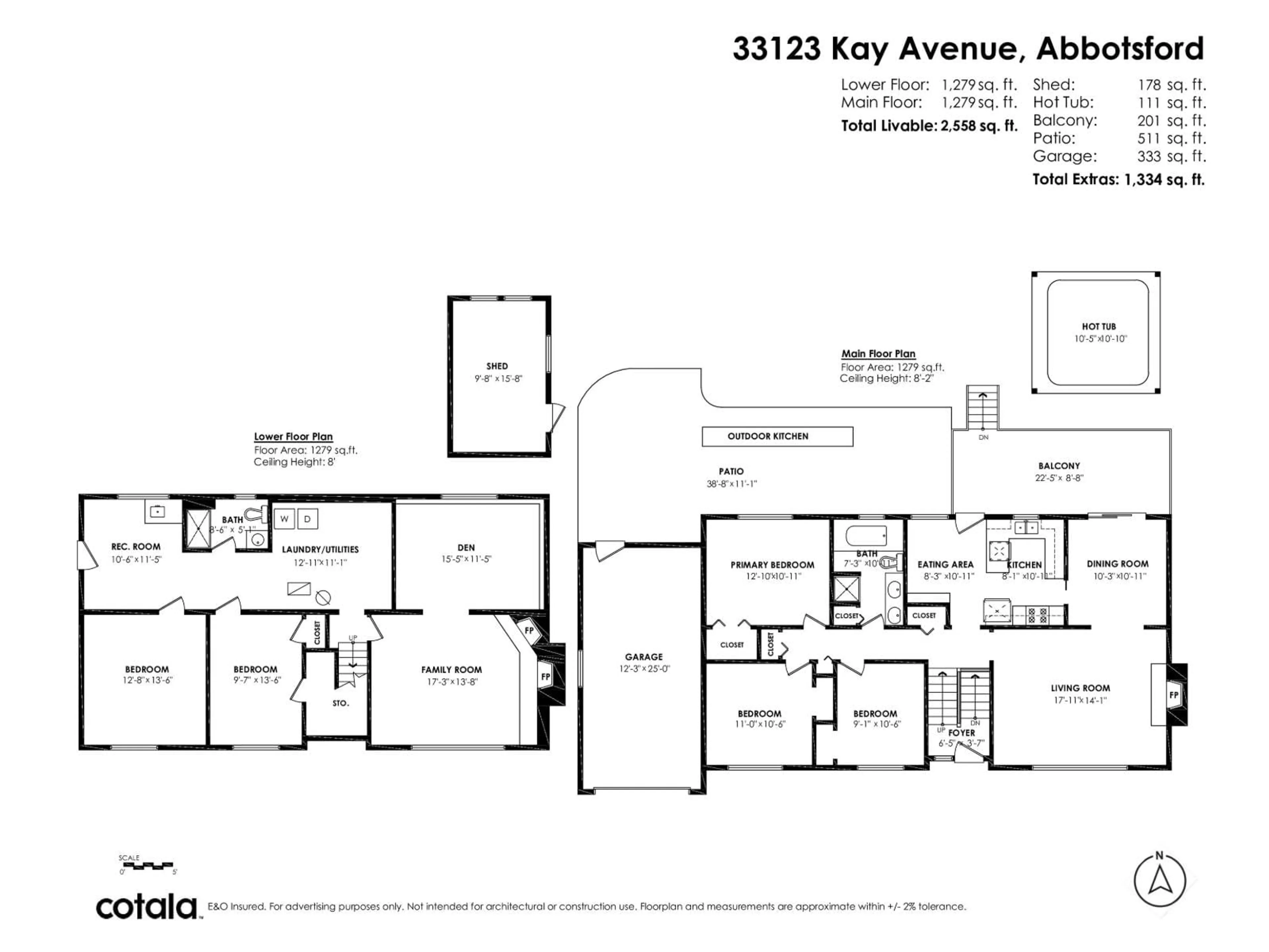 Floor plan for 33123 KAY, Abbotsford British Columbia V2S1M7