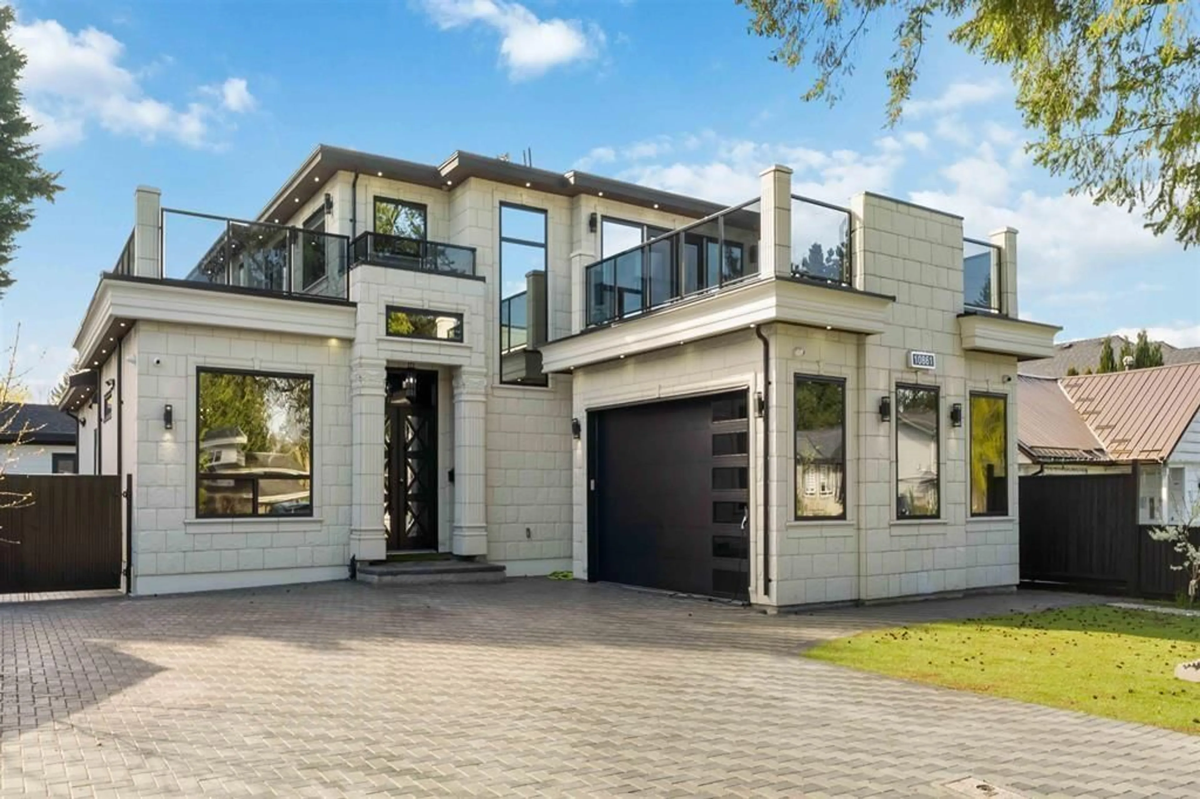 Home with brick exterior material, street for 10861 142A, Surrey British Columbia V3R3L4