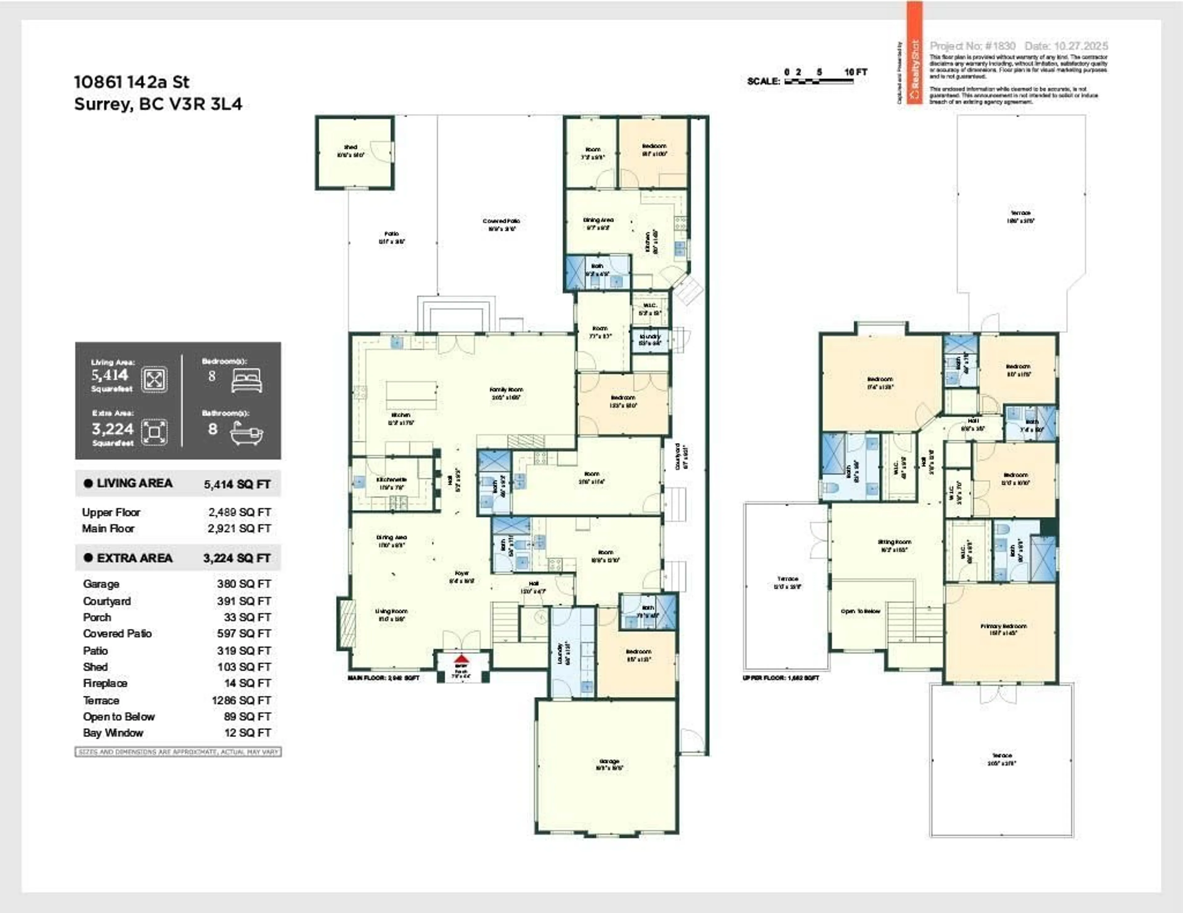 Floor plan for 10861 142A, Surrey British Columbia V3R3L4