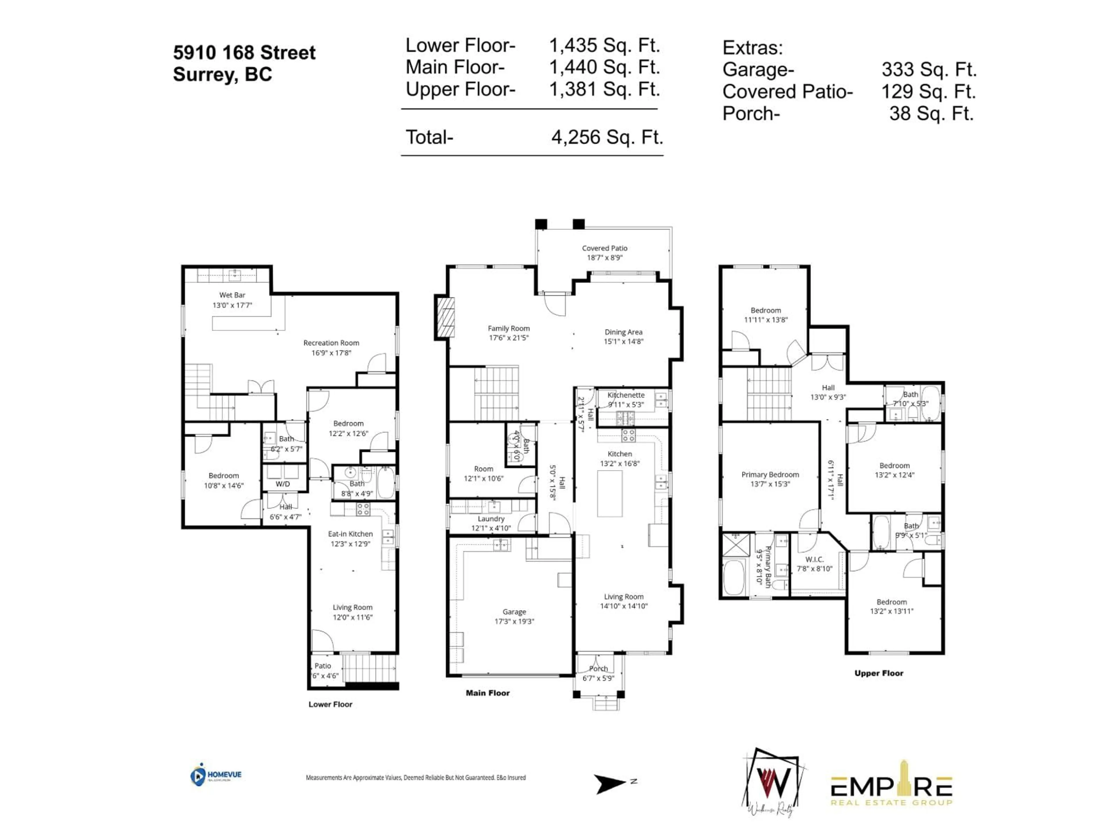 Floor plan for 5910 168, Surrey British Columbia V3S3X6