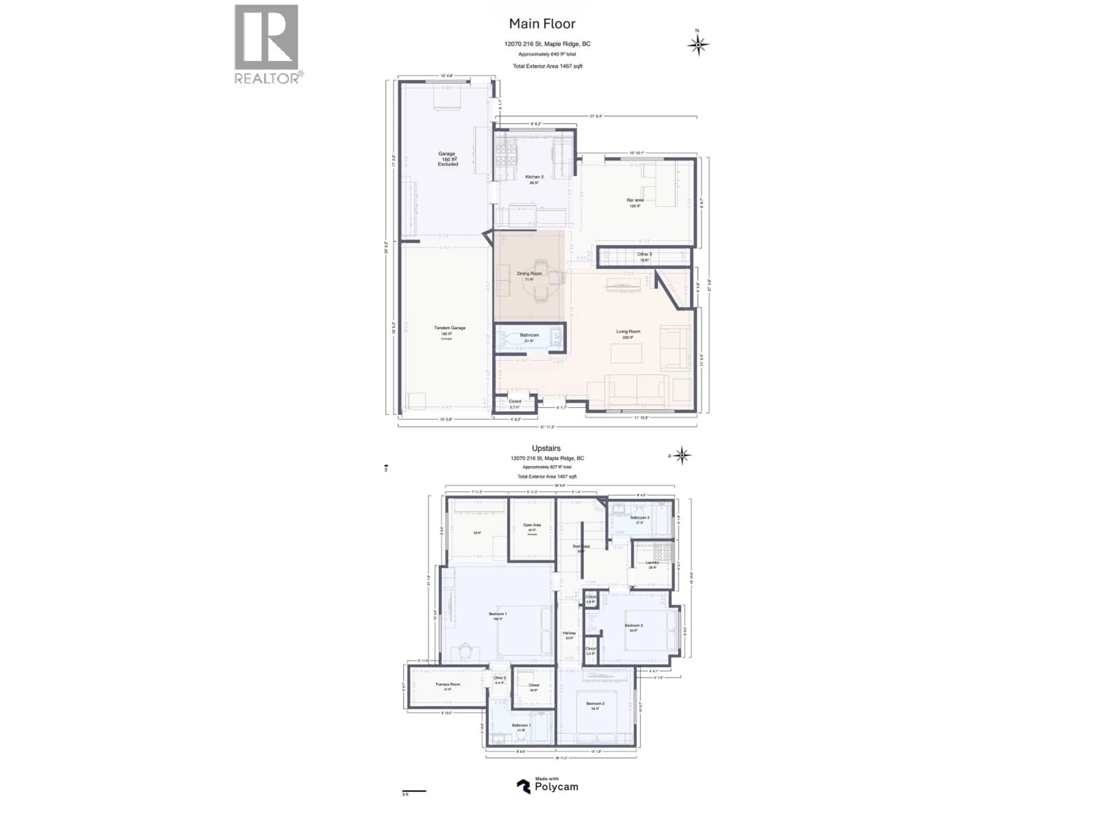 Floor plan for 4 - 12070 216 STREET, Maple Ridge British Columbia V2X5J3