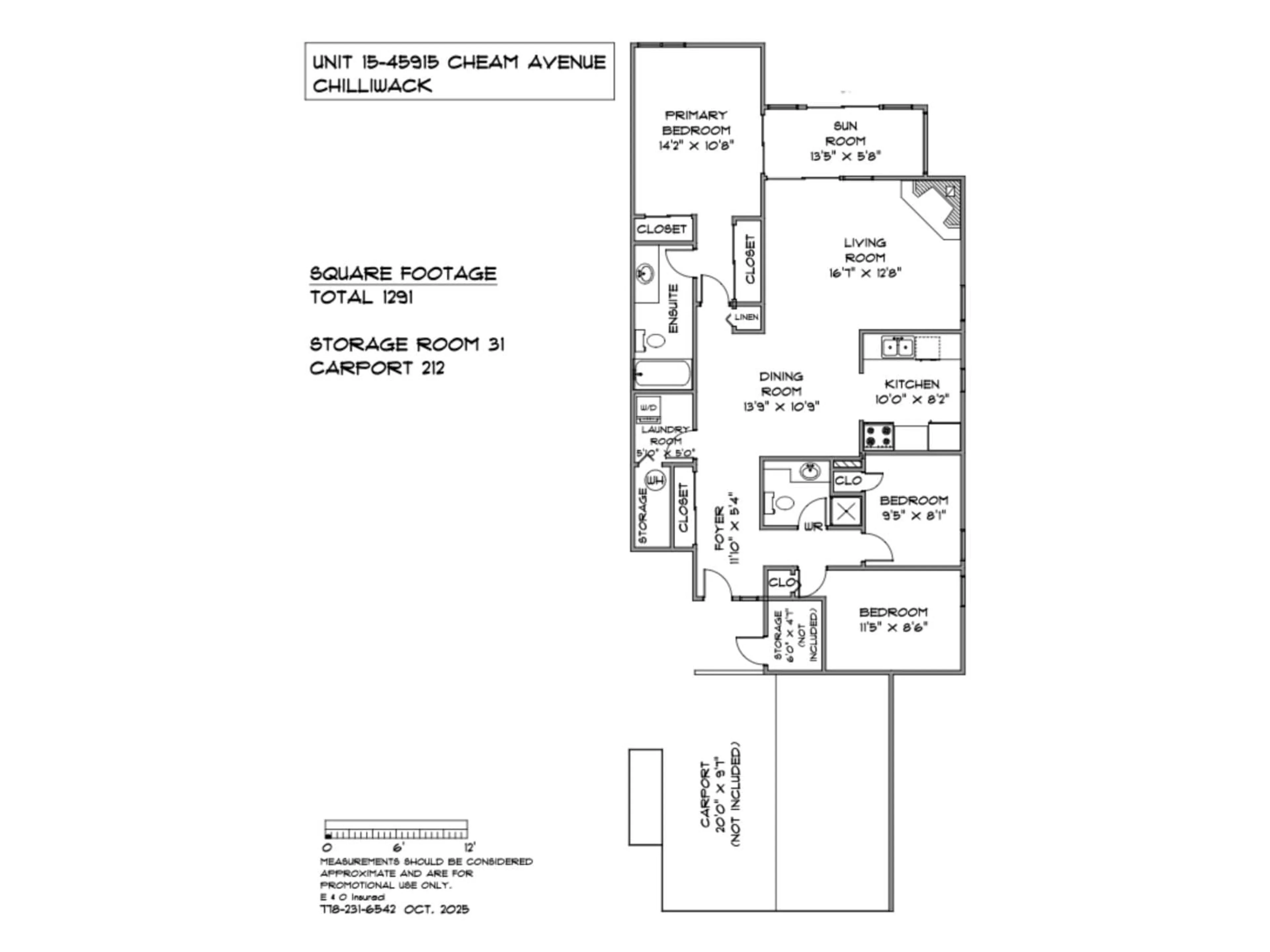 Floor plan for 15 - 45915 CHEAM AVENUE, Chilliwack British Columbia V2P1N7