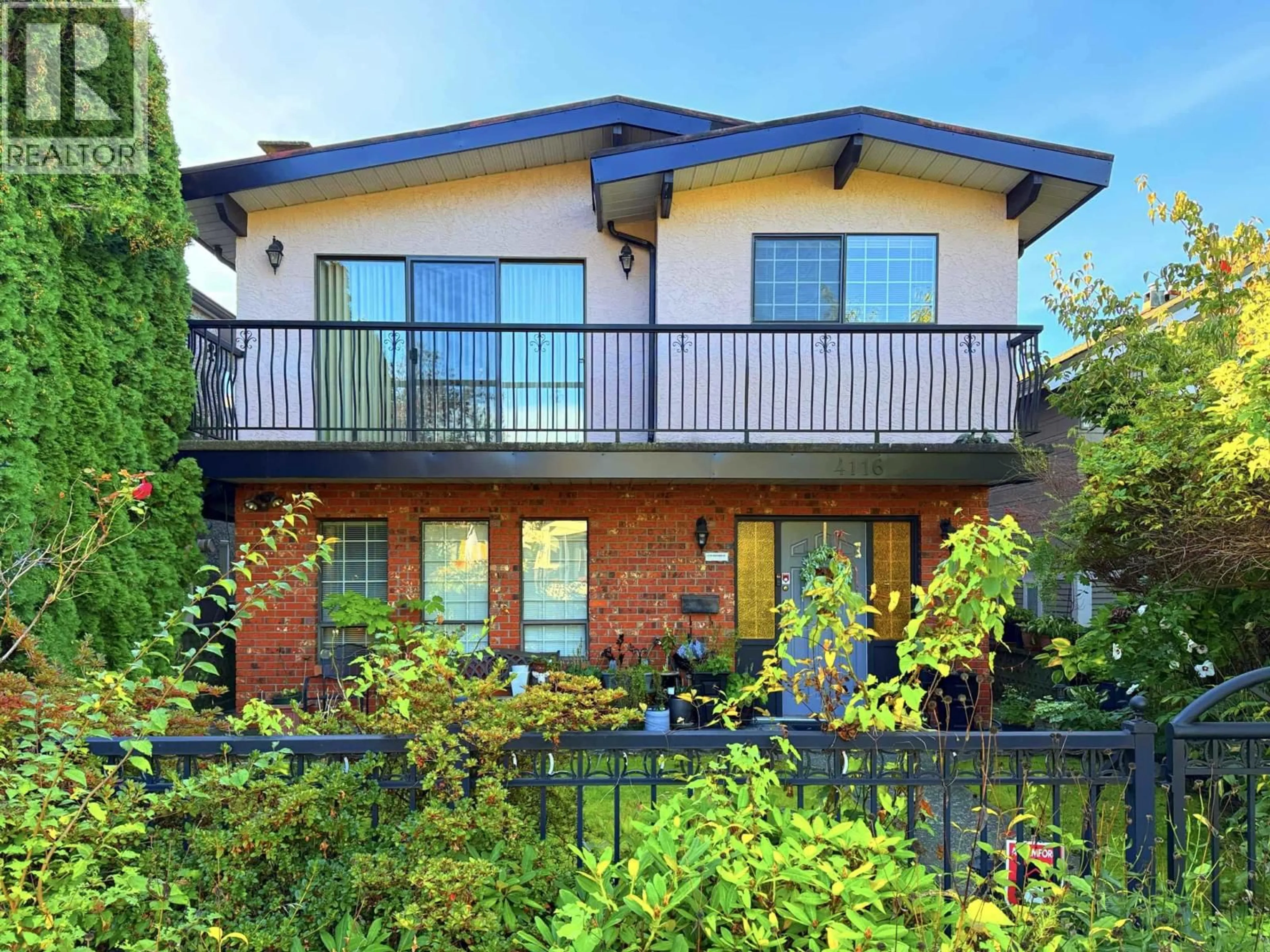 Home with brick exterior material, street for 4116 OXFORD STREET, Burnaby British Columbia V5C1C9