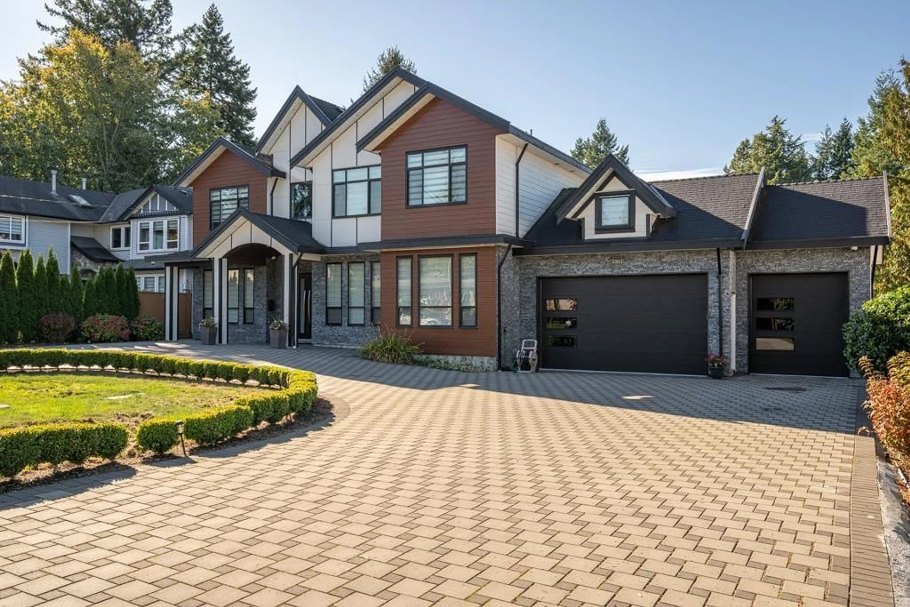 Home with brick exterior material, street for 2301 153, Surrey British Columbia V4A4R3