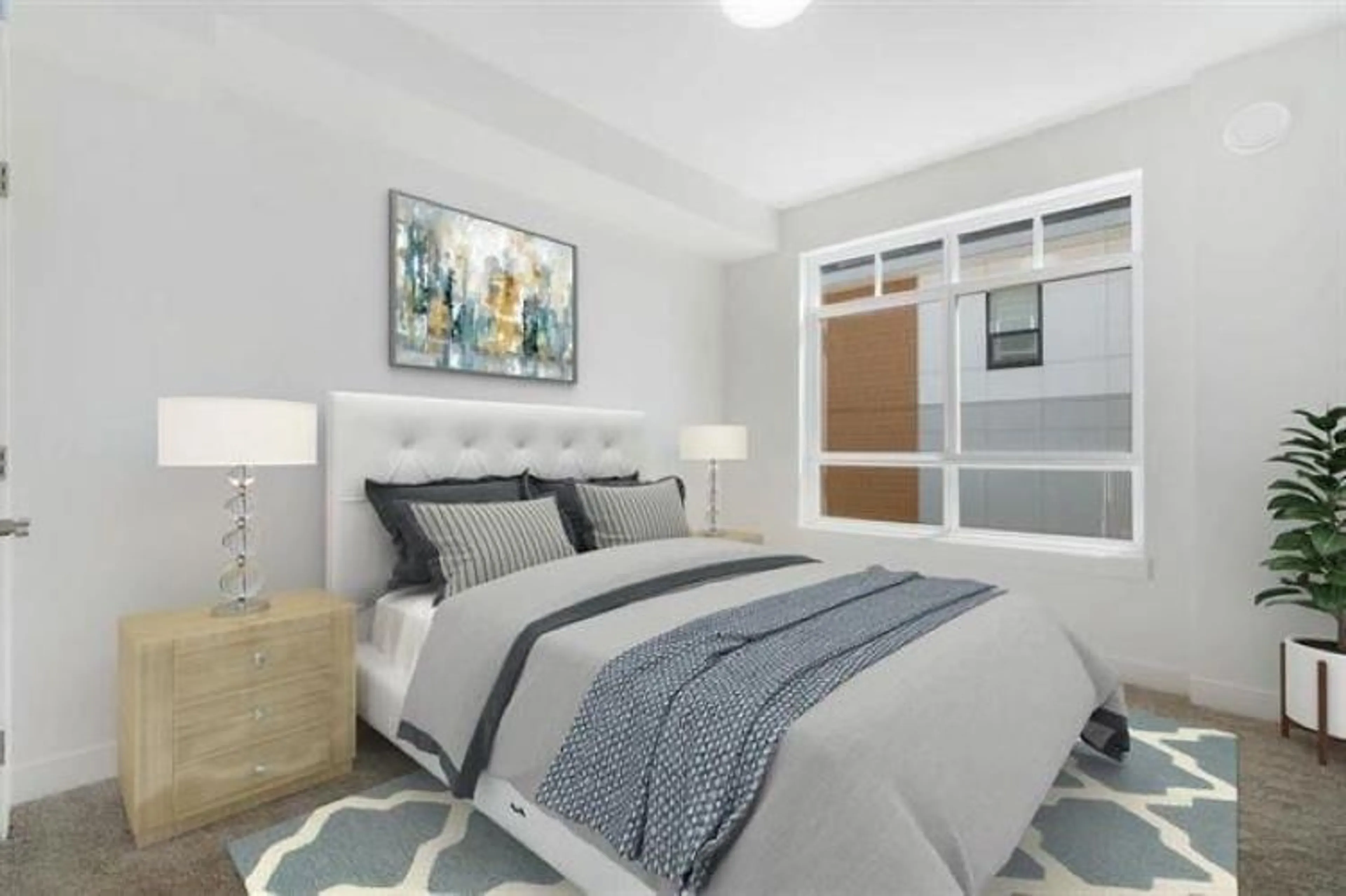 Bedroom with bed, unknown for 201 - 20081 68, Langley British Columbia V2Y1P5