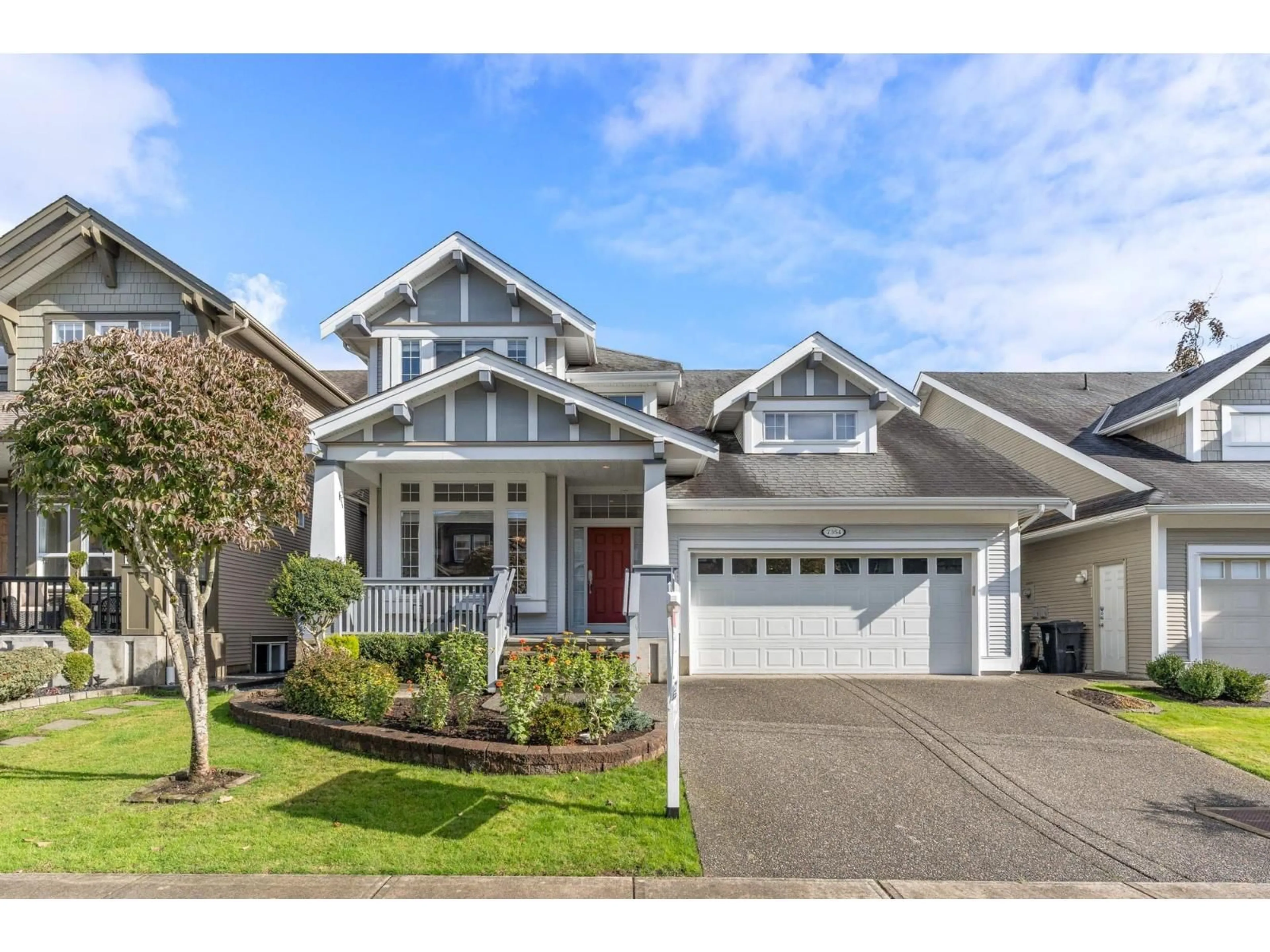 Home with vinyl exterior material, street for 7354 200B, Langley British Columbia V2Y3G2
