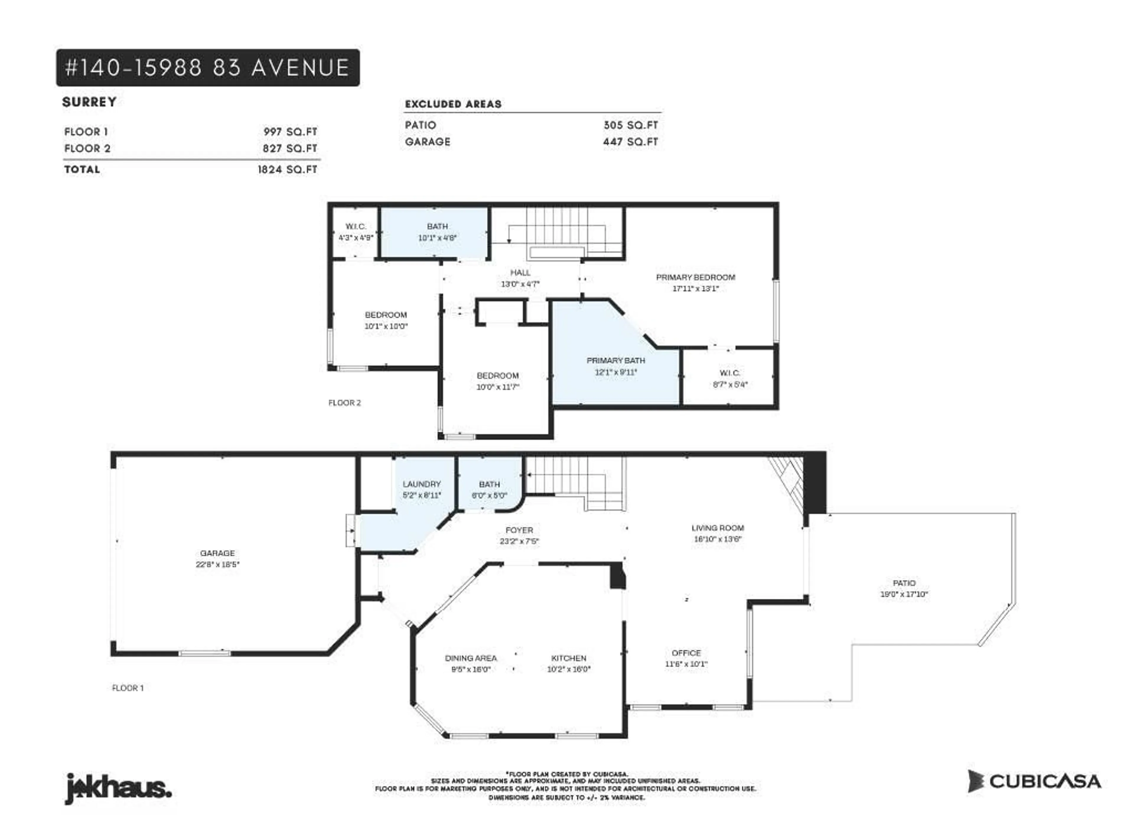 Floor plan for 140 - 15988 83, Surrey British Columbia V4N0P9