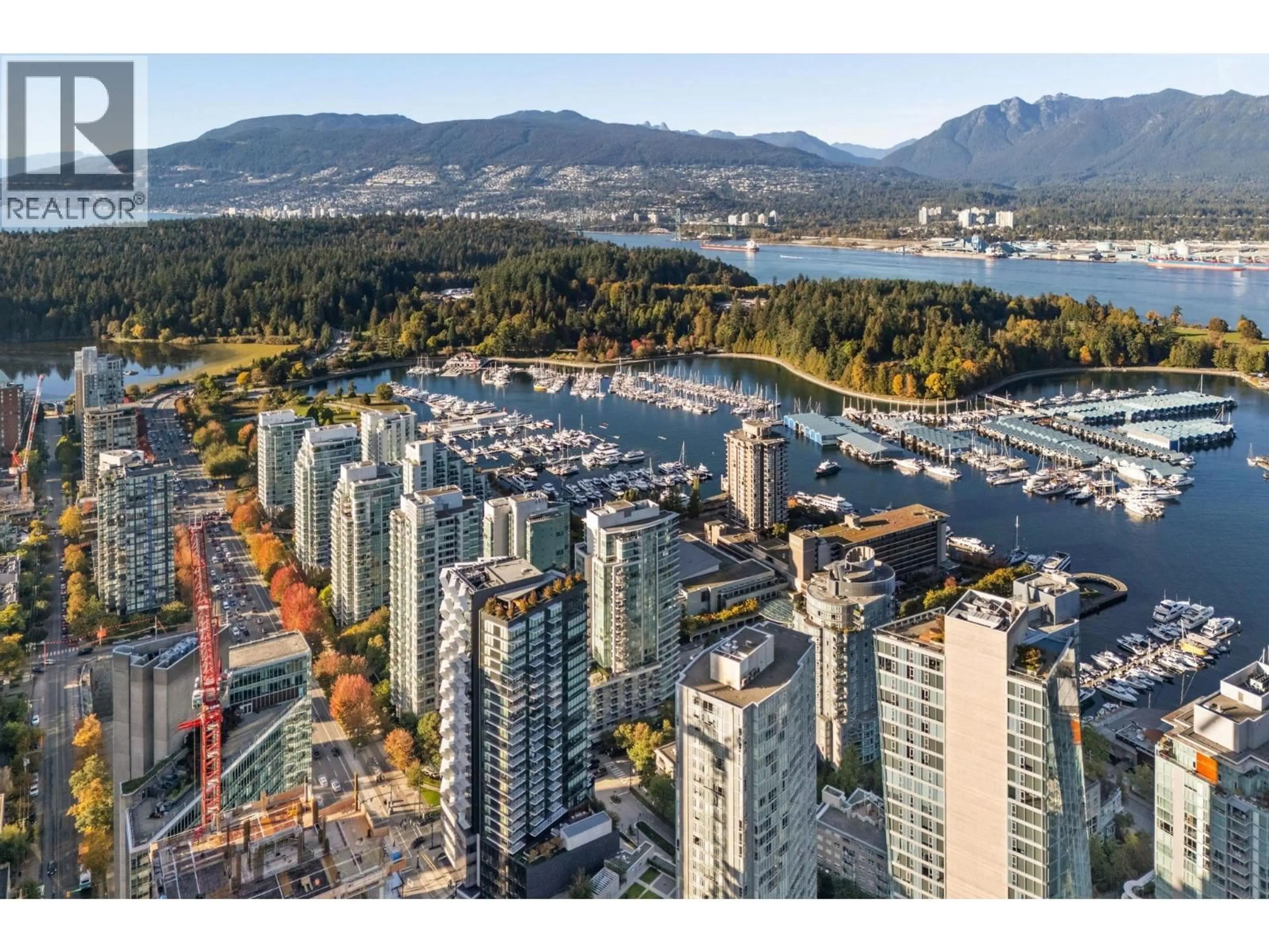 A pic from outside/outdoor area/front of a property/back of a property/a pic from drone, city buildings view from balcony for 2103 - 620 CARDERO STREET, West Vancouver British Columbia V6G0C7
