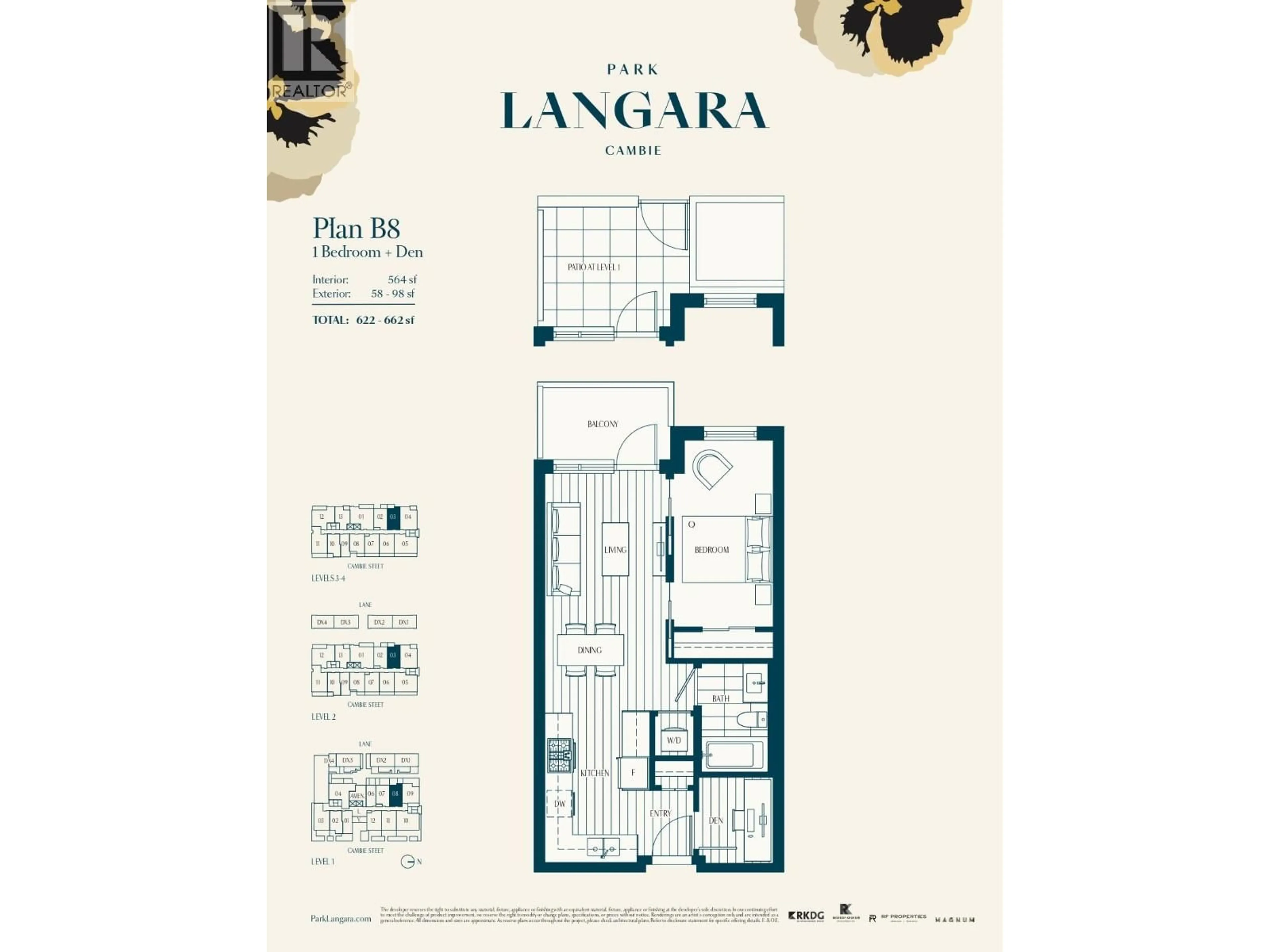 Floor plan for 303 - 6859 CAMBIE STREET, Vancouver British Columbia V6P0M4