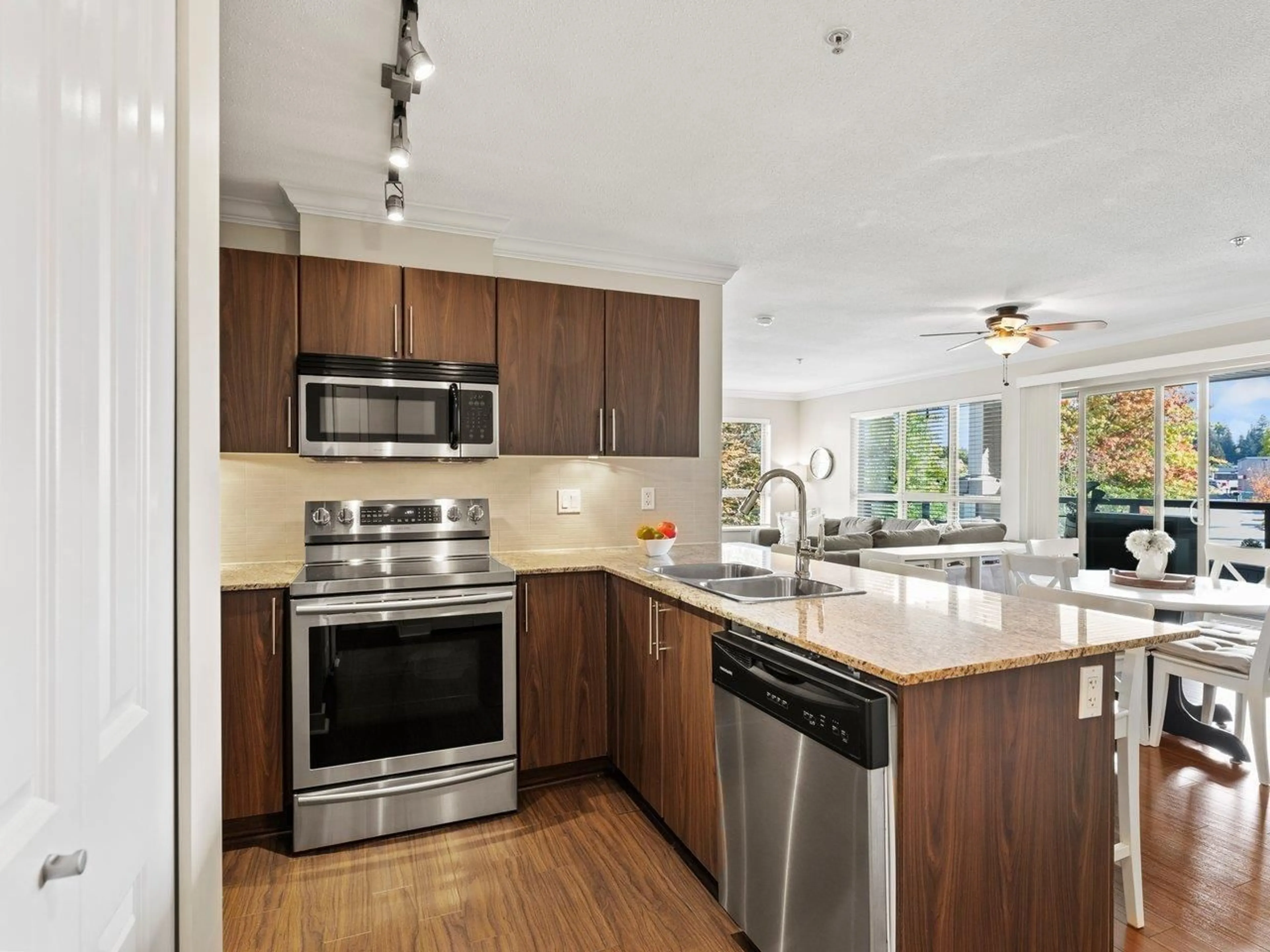 Open concept kitchen, unknown for B203 - 8929 202, Langley British Columbia V2Y3K1