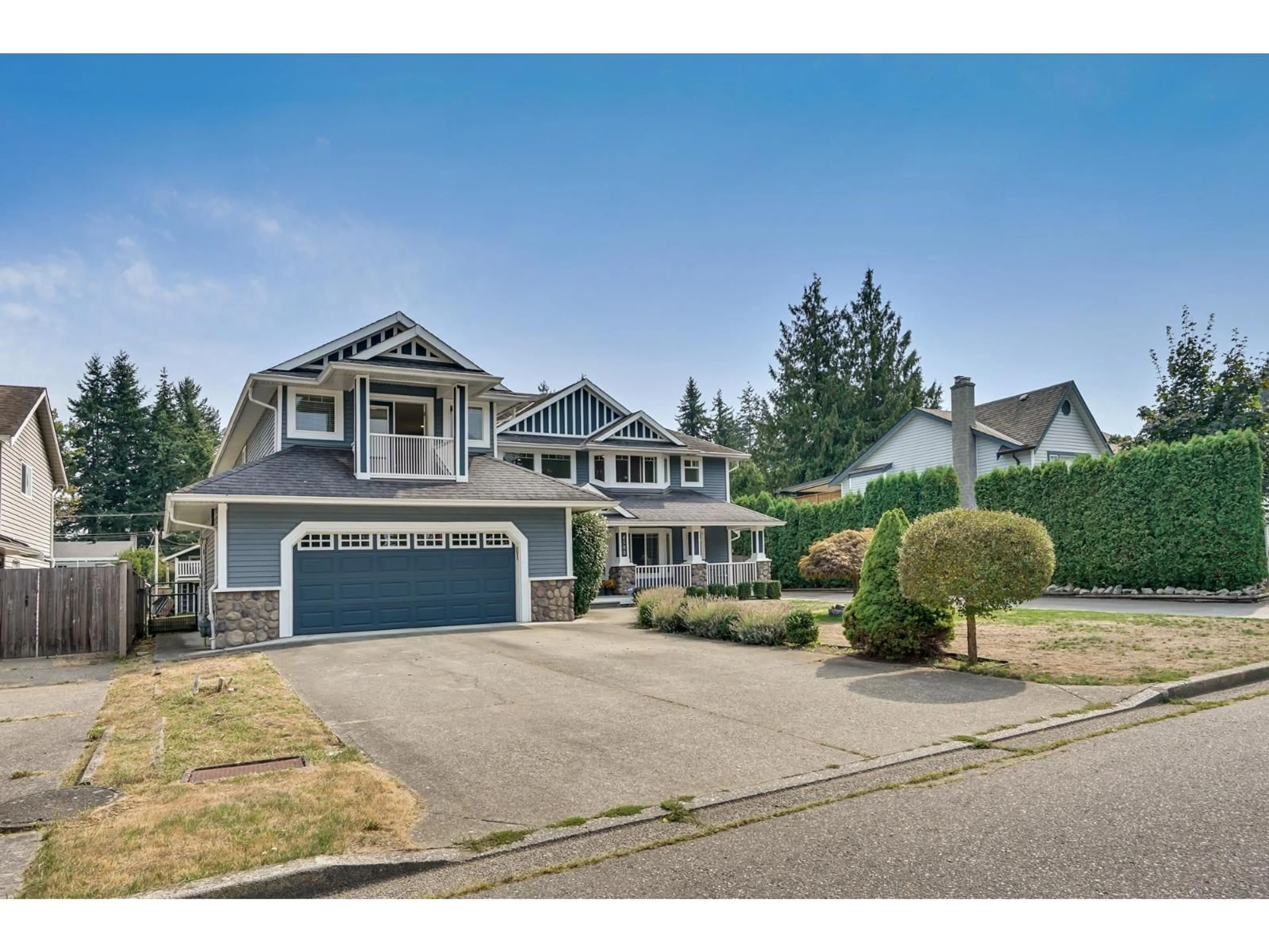 Home with vinyl exterior material, street for 4500 207A, Langley British Columbia V3A2G7