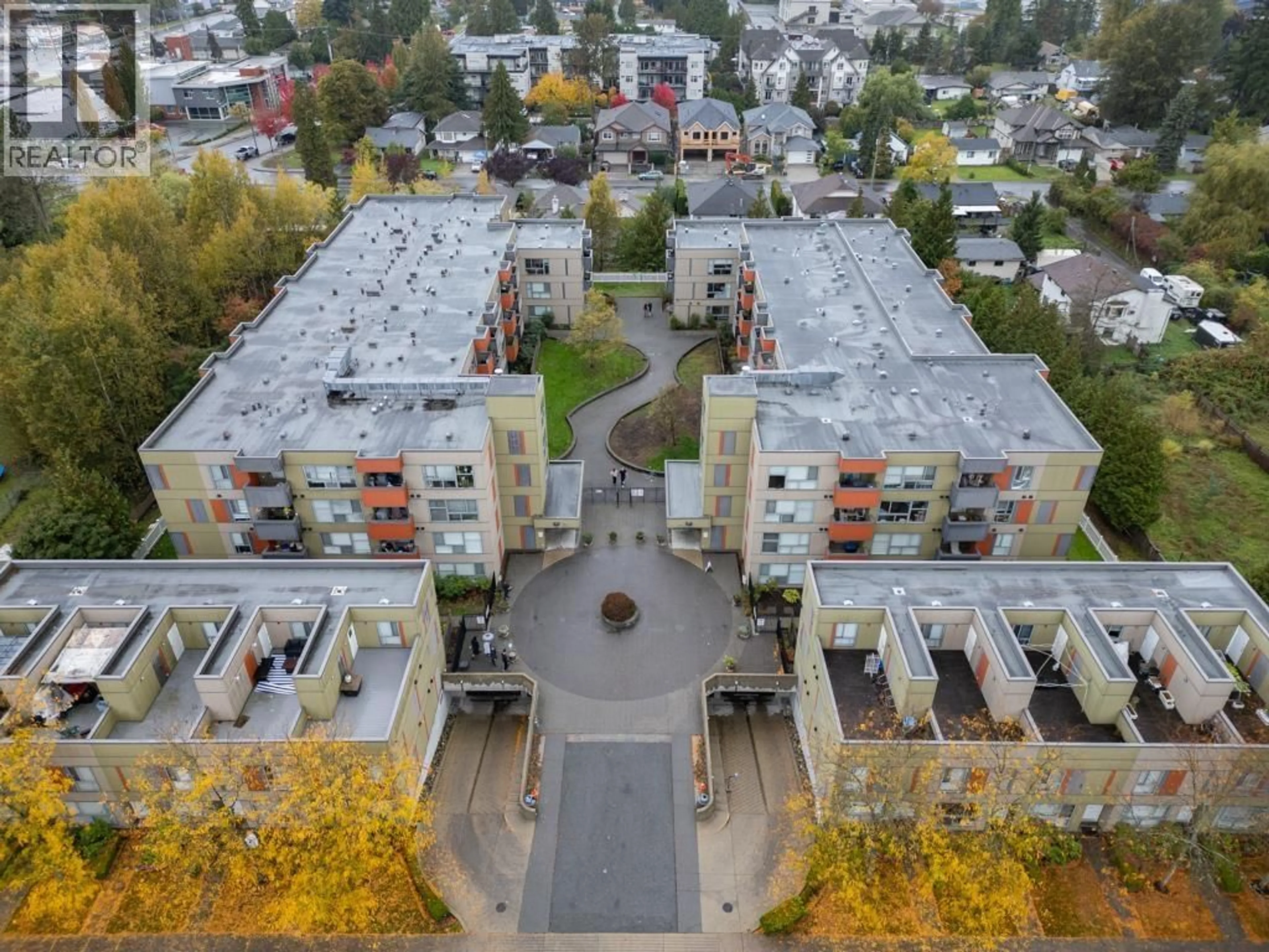 A pic from outside/outdoor area/front of a property/back of a property/a pic from drone, city buildings view from balcony for 225 - 12085 228 STREET, Maple Ridge British Columbia V2X6M2