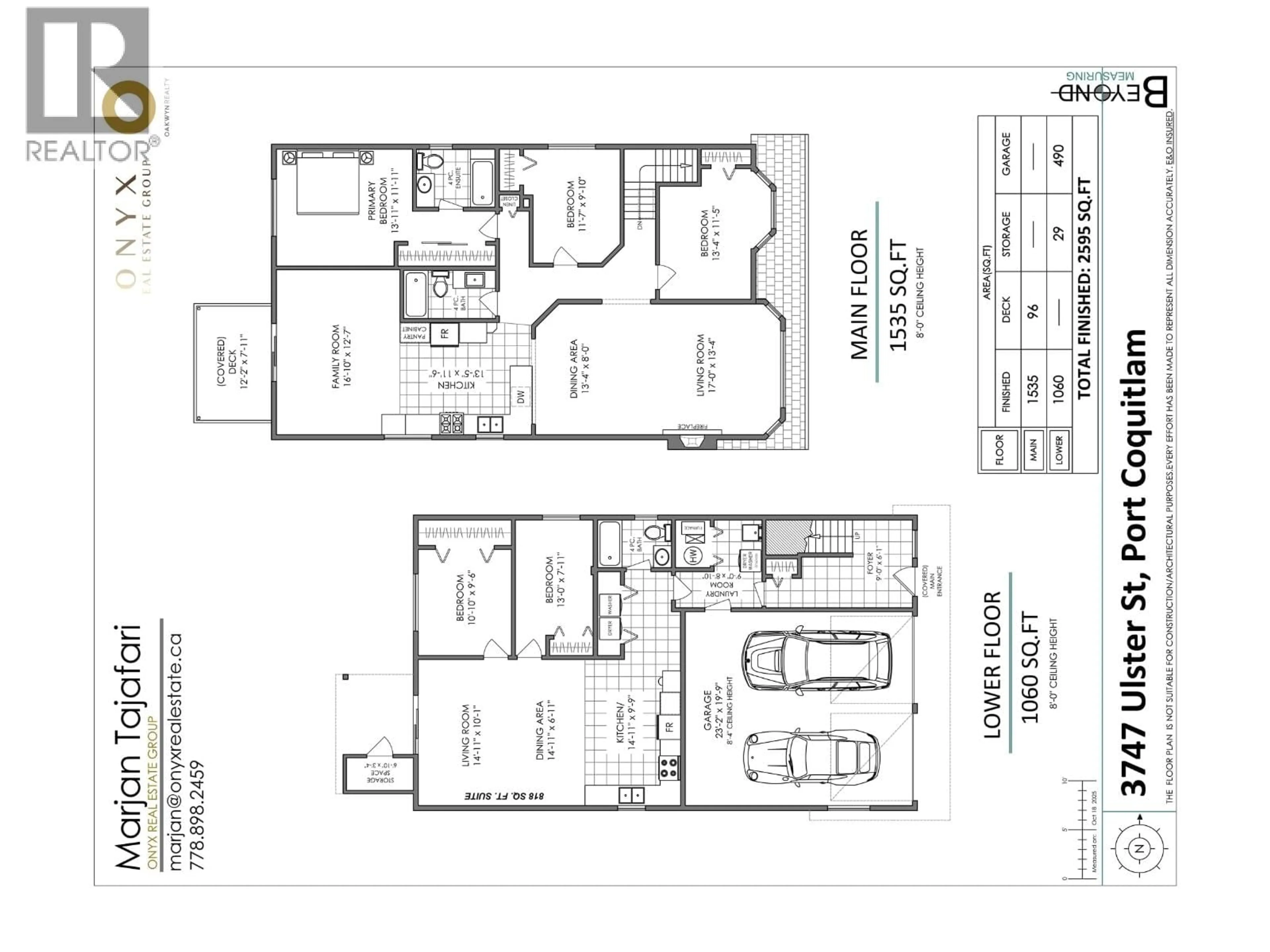 Floor plan for 3747 ULSTER STREET, Port Coquitlam British Columbia V3B7H1