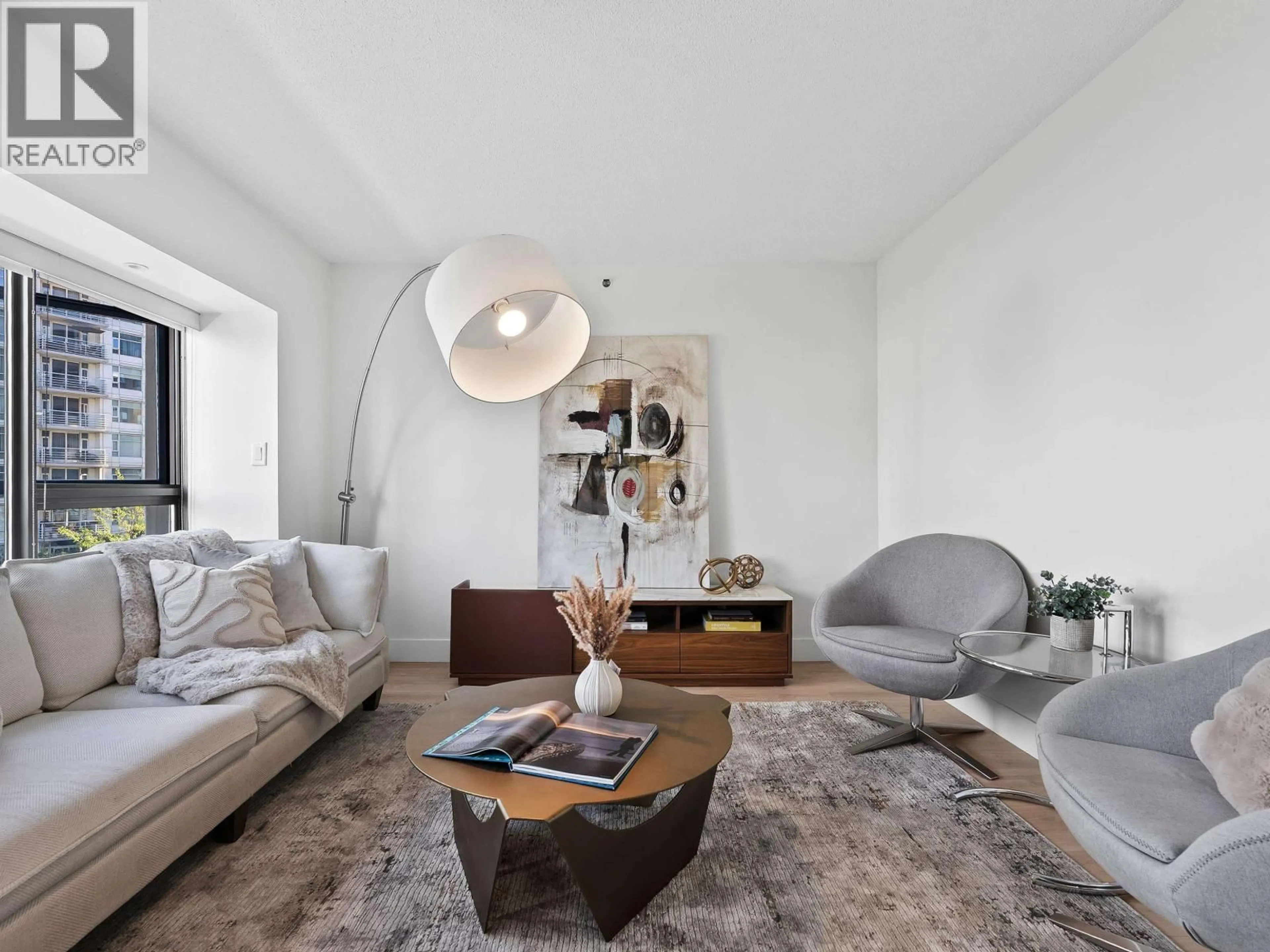 Living room with furniture, unknown for 602 - 1177 PACIFIC BOULEVARD, Vancouver British Columbia V6Z2R8