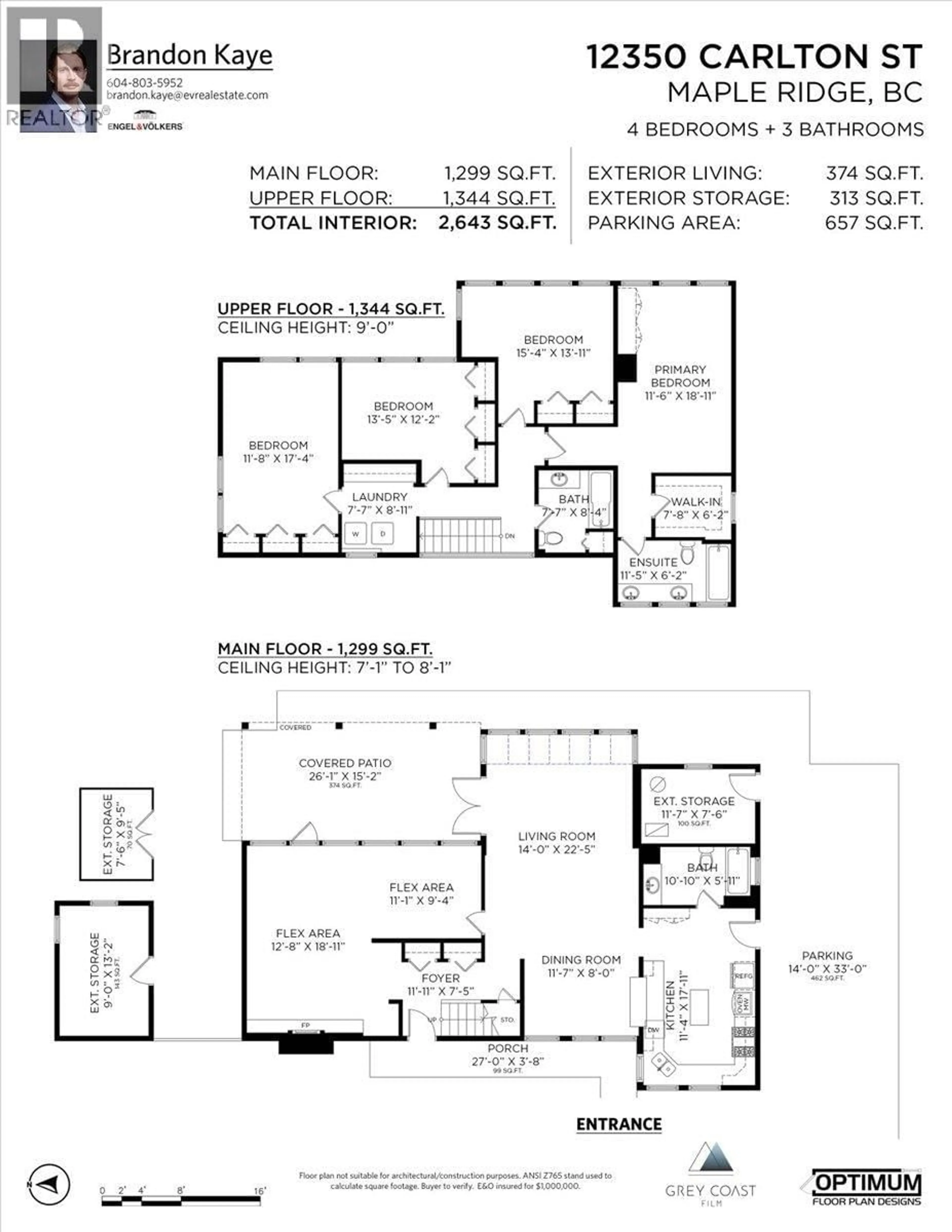 Floor plan for 12350 CARLTON STREET, Maple Ridge British Columbia V2X5C3
