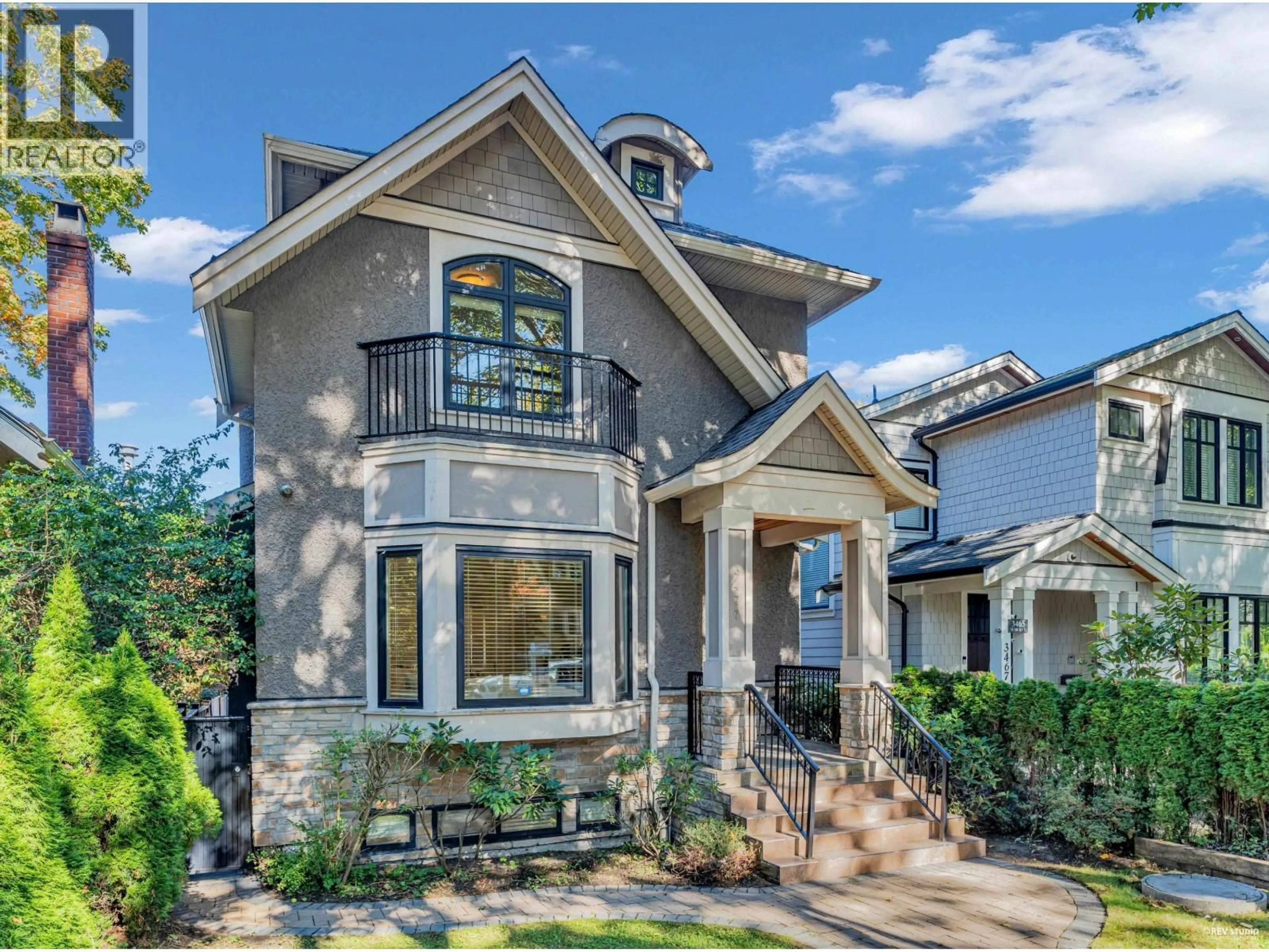 Home with brick exterior material, street for 3477 20TH AVENUE, Vancouver British Columbia V6S1E5