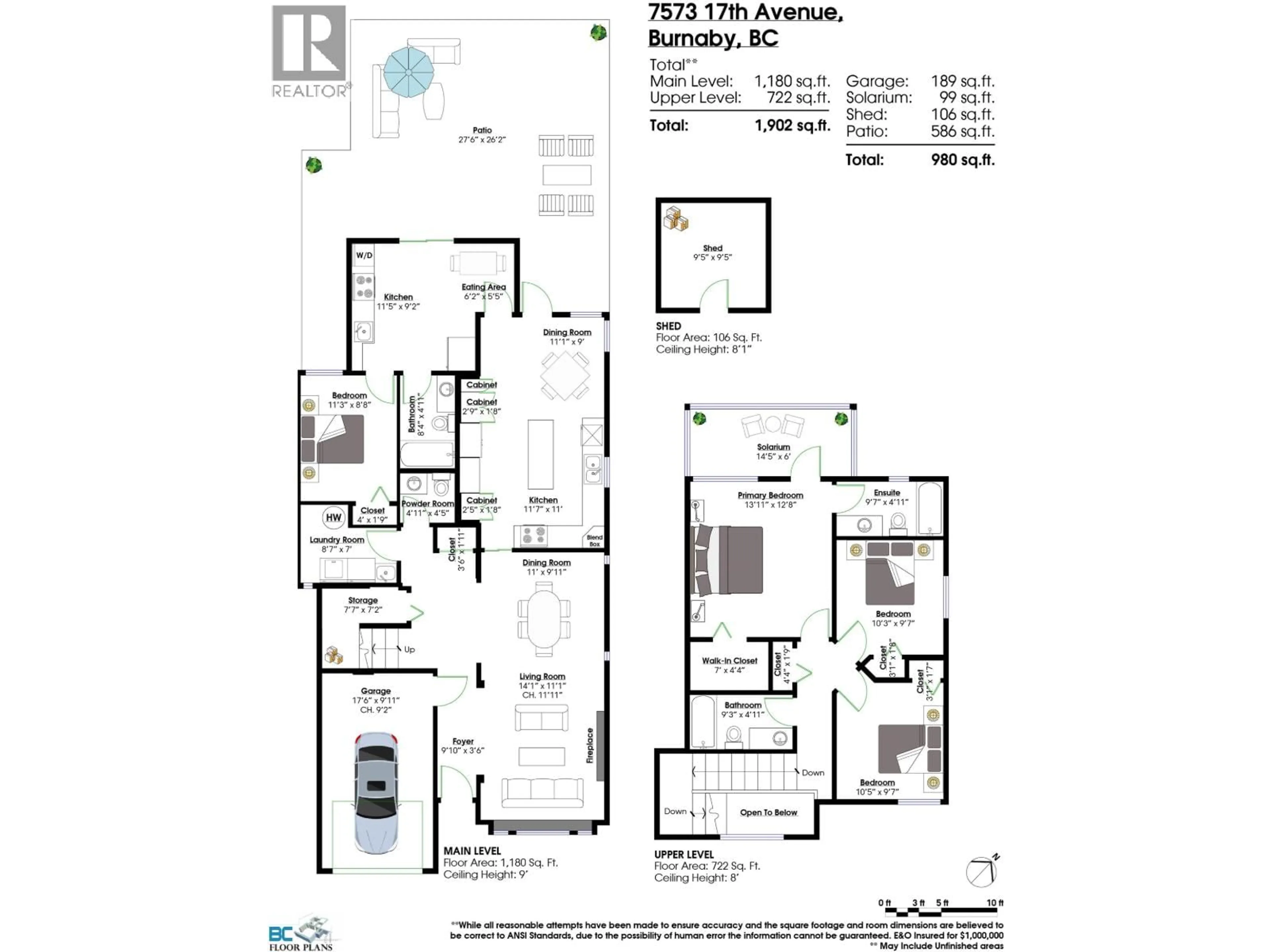 Floor plan for 7573 17TH AVENUE, Burnaby British Columbia V3N1L6